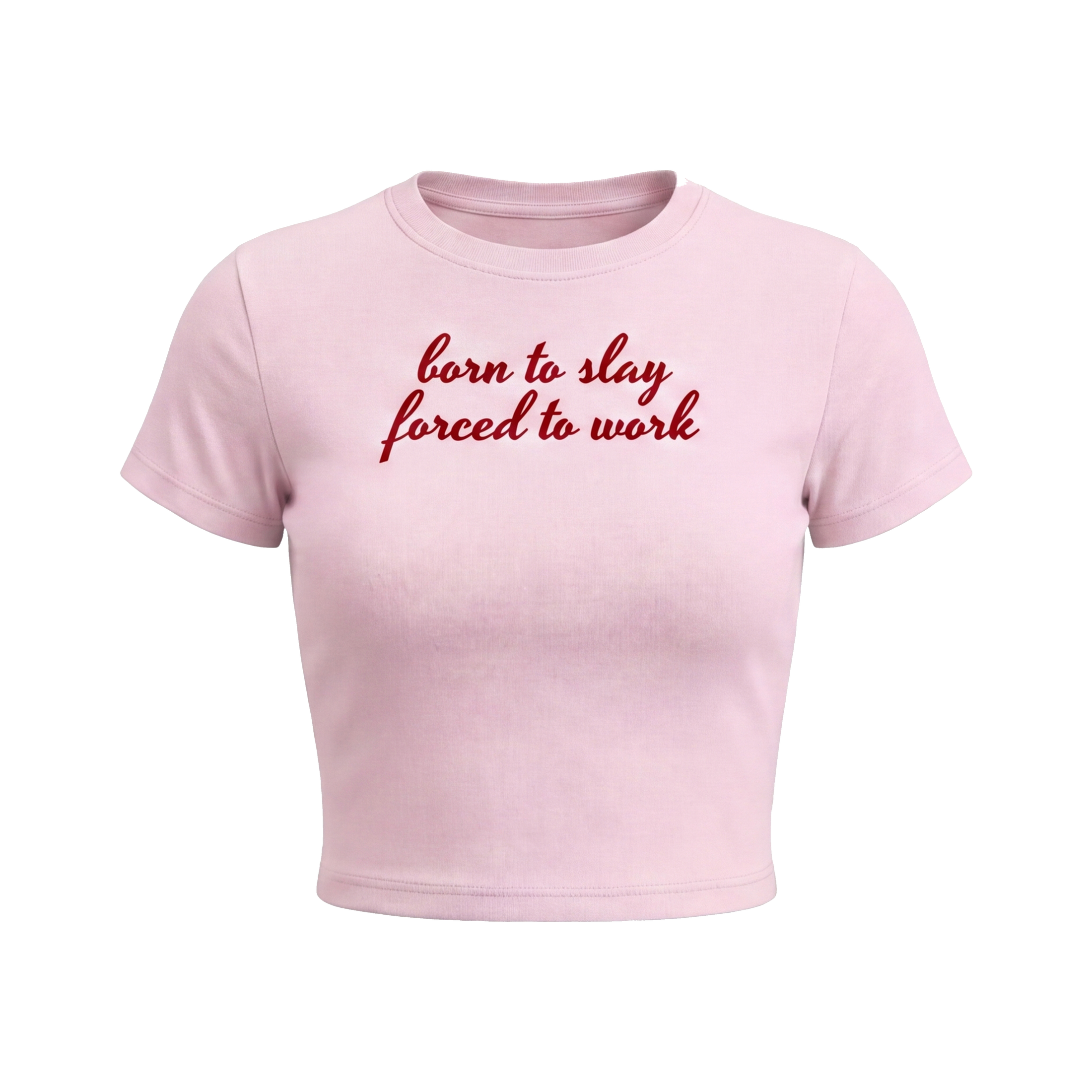 FFS restored original first-two | original_media:gid://shopify/MediaImage/30695112900711 | position:1 | Forfksake Work Pink Baby Tee