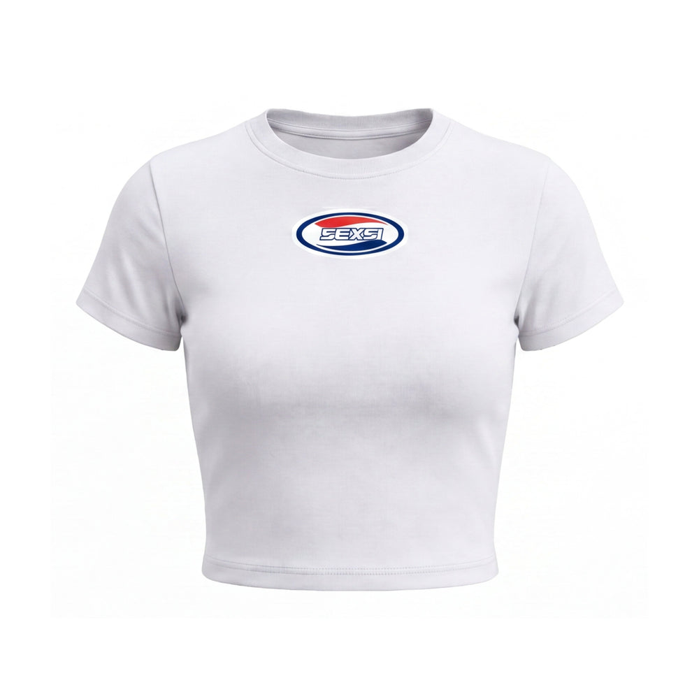 FFS restored original first-two | original_media:gid://shopify/MediaImage/30692917379175 | position:1 | Forfksake Sexsi White Baby Tee