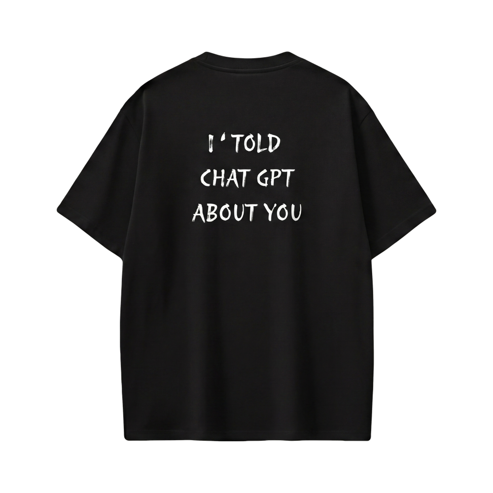 FFS restored original first-two | original_media:gid://shopify/MediaImage/30695018594407 | position:1 | Forfksake Chat GPT Black T-Shirt
