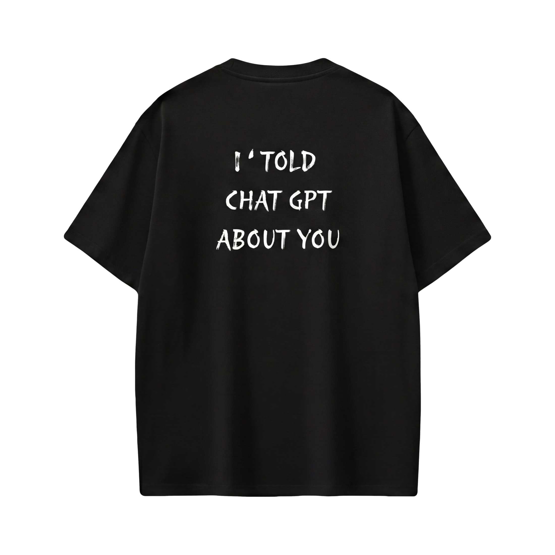 FFS restored original first-two | original_media:gid://shopify/MediaImage/30695018594407 | position:1 | Forfksake Chat GPT Black T-Shirt