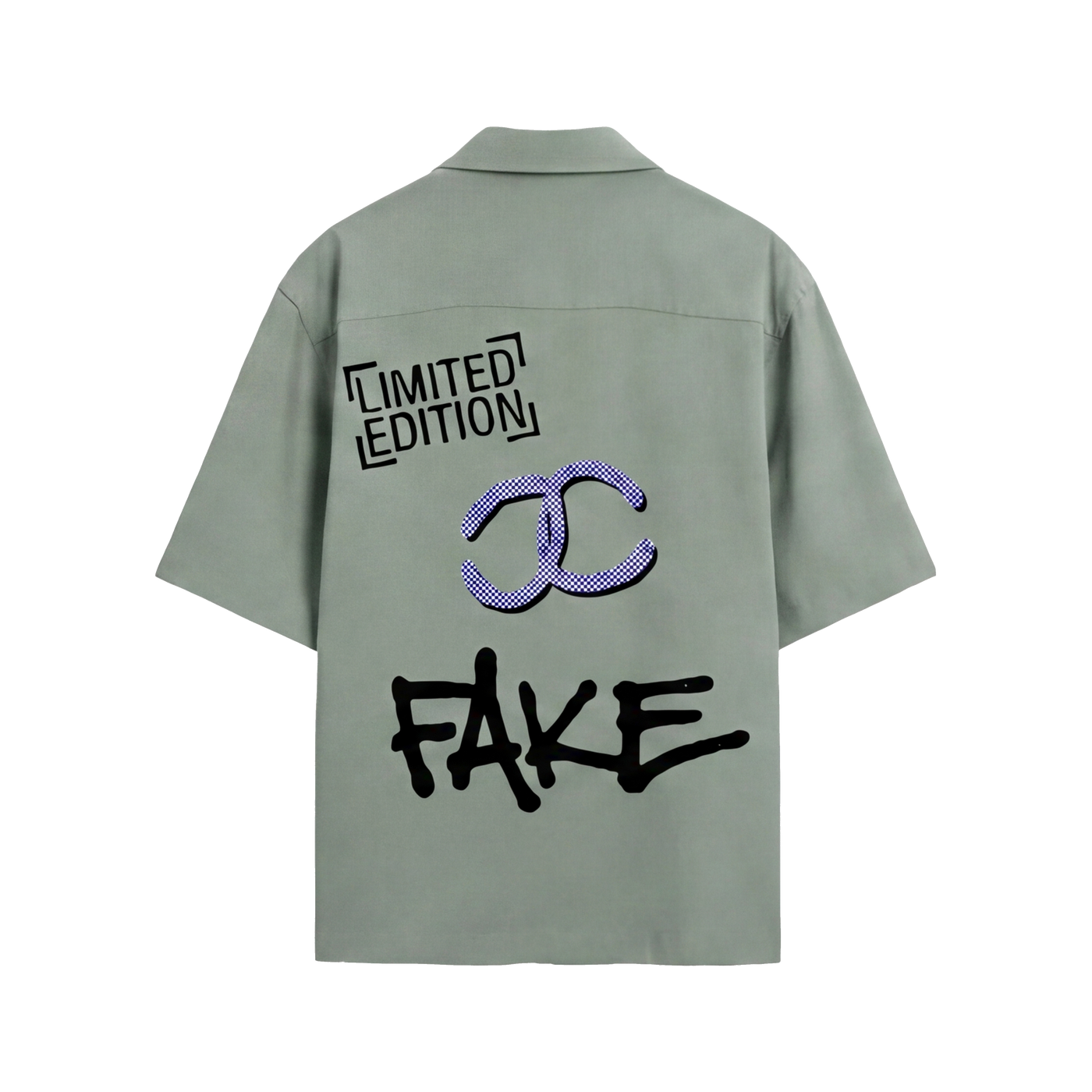 FFS restored original first-two | original_media:gid://shopify/MediaImage/30695015776359 | position:1 | Forfksake Limited Edition Fake Bowling Shirt (Sage Green)