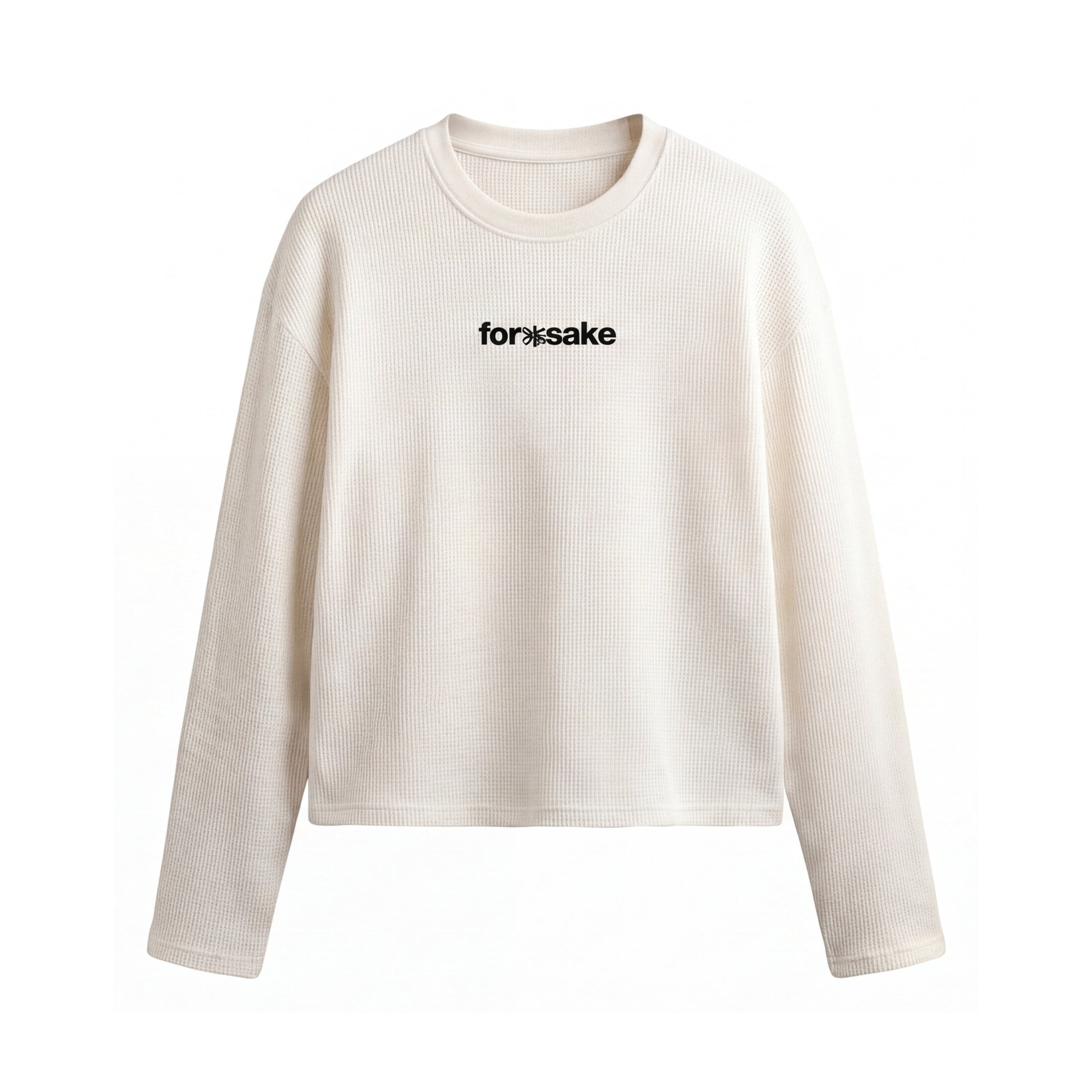 FFS restored original first-two | original_media:gid://shopify/MediaImage/30693004247143 | position:2 | Forfksake Walkout Wafle Long Sleeve Off White