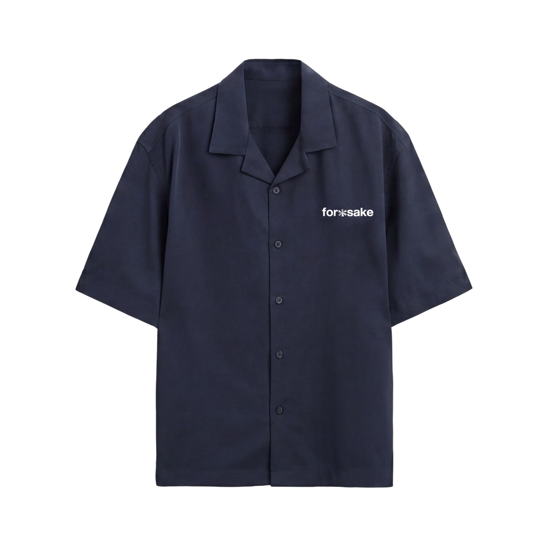 FFS restored original first-two | original_media:gid://shopify/MediaImage/30695008632935 | position:1 | Forfksake Sinners Navy Blue Bowling Shirt