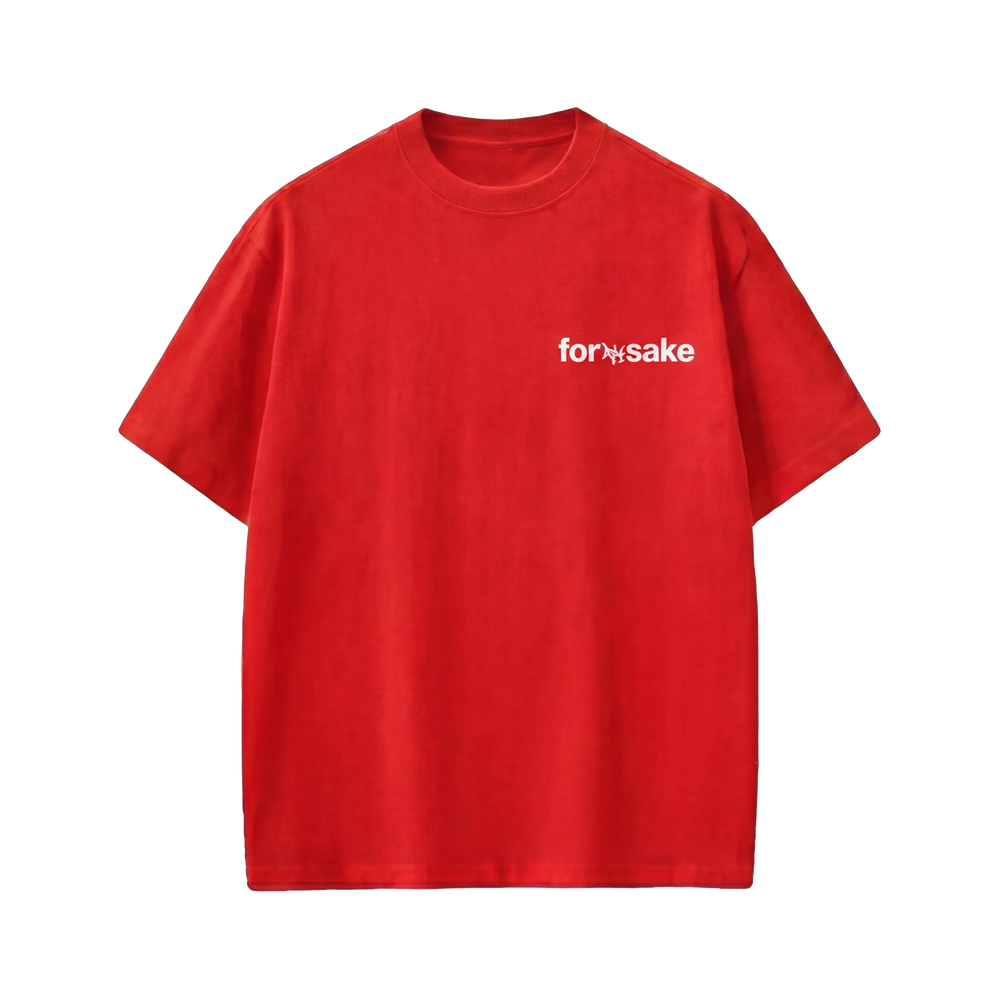 FFS restored original first-two | original_media:gid://shopify/MediaImage/30695039631463 | position:1 | Forfksake Happiness Is A Joint Effort T-Shirt(red)