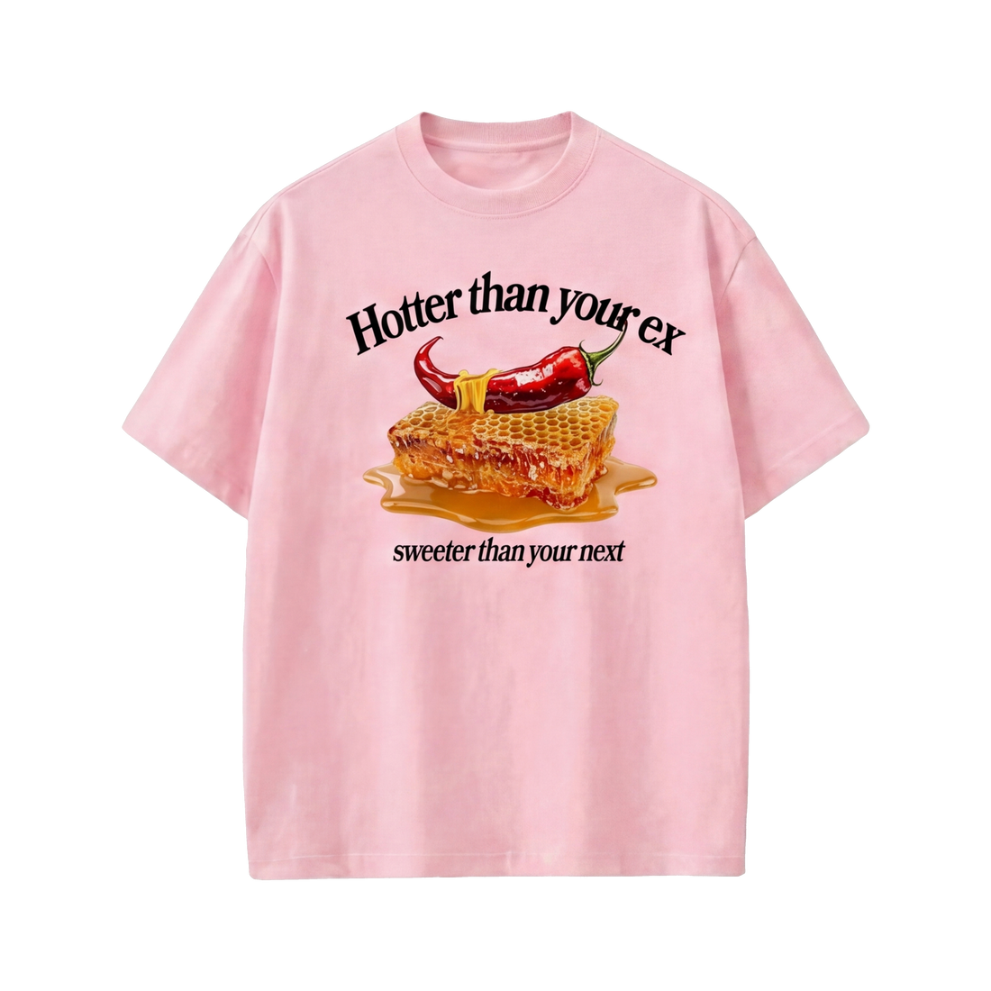 FFS restored original first-two | original_media:gid://shopify/MediaImage/30695047430247 | position:1 | Forfksake Hotter Pink T-Shirt