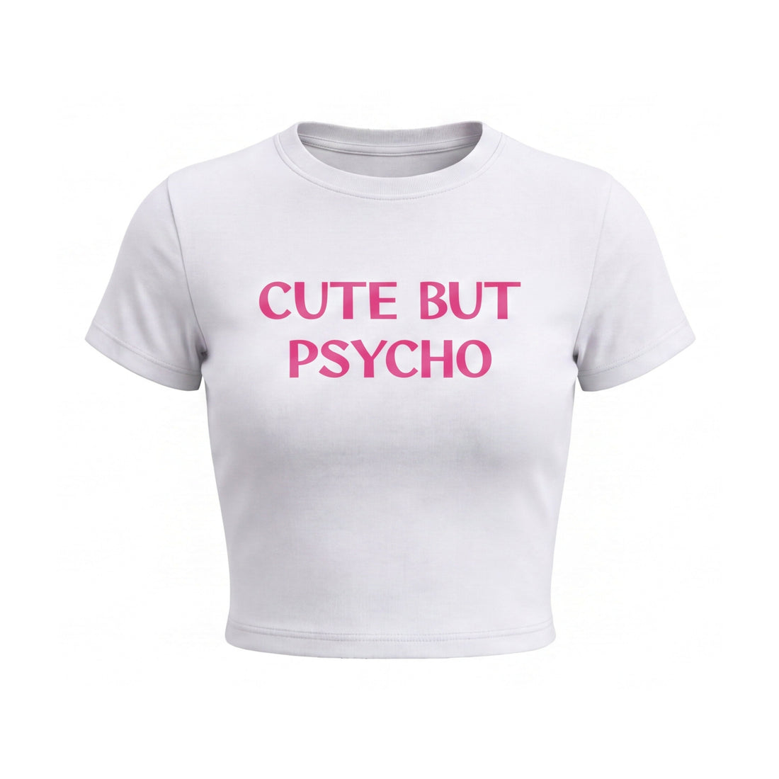 FFS restored original first-two | original_media:gid://shopify/MediaImage/30692929437799 | position:1 | Forfksake Psycho White Baby Tee