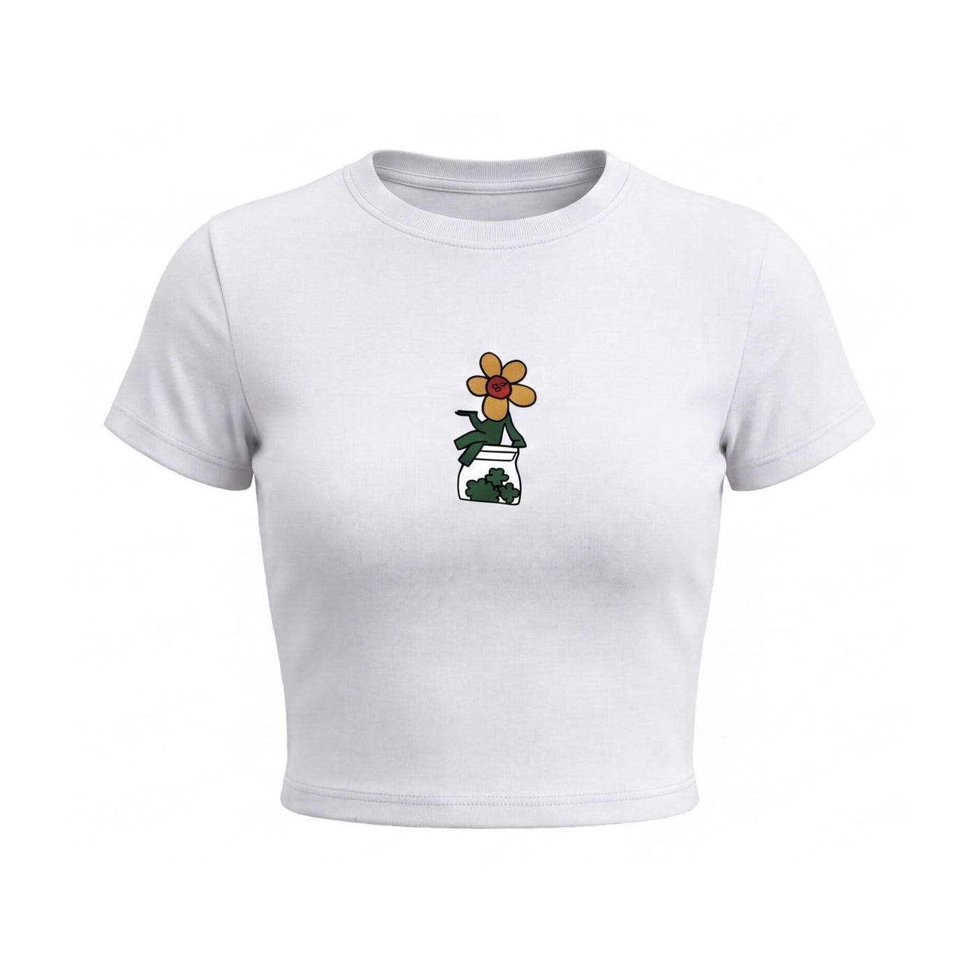 FFS restored original first-two | original_media:gid://shopify/MediaImage/30692966858855 | position:1 | Forfksake Smocking Sunflower Baby Tee