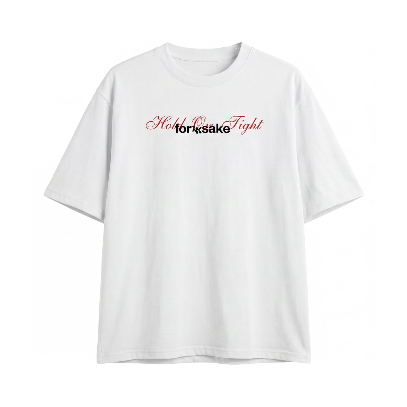 FFS restored original first-two | original_media:gid://shopify/MediaImage/30692786339943 | position:2 | Forfksake Play Your Hand White T-Shirt