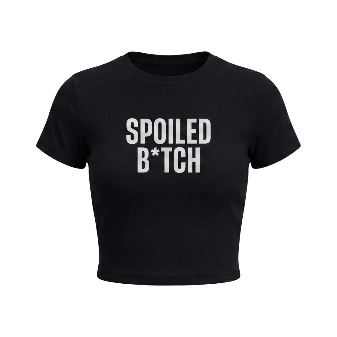 FFS restored original first-two | original_media:gid://shopify/MediaImage/30695094616167 | position:1 | Forfksake Spoiled B*tch Baby Tee Black