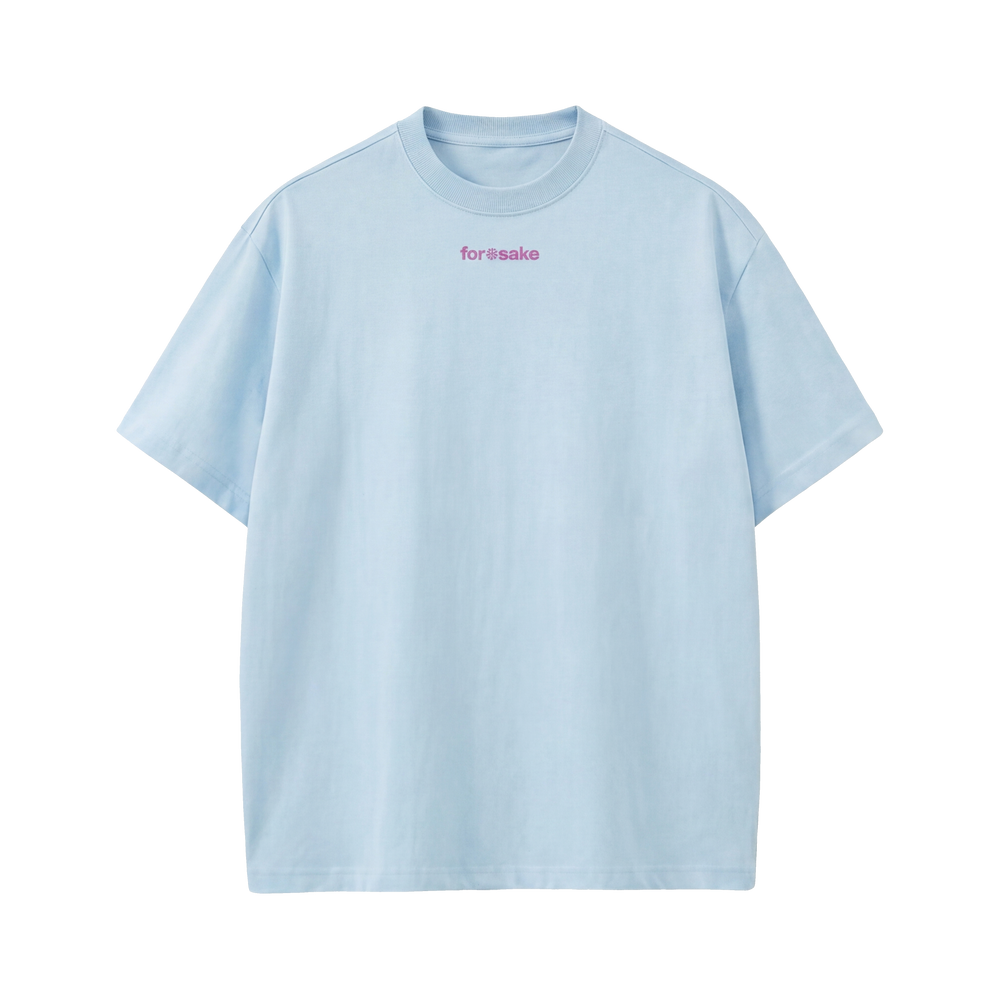 FFS restored original first-two | original_media:gid://shopify/MediaImage/30695024361575 | position:1 | Forfksake I Don't Flirt Light Blue T-Shirt