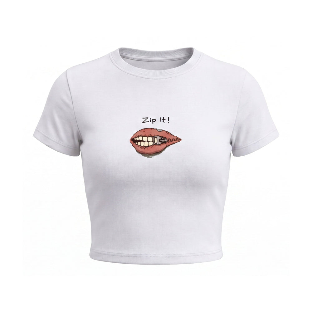 FFS restored original first-two | original_media:gid://shopify/MediaImage/30692967317607 | position:1 | Forfksake Zip It Baby Tee