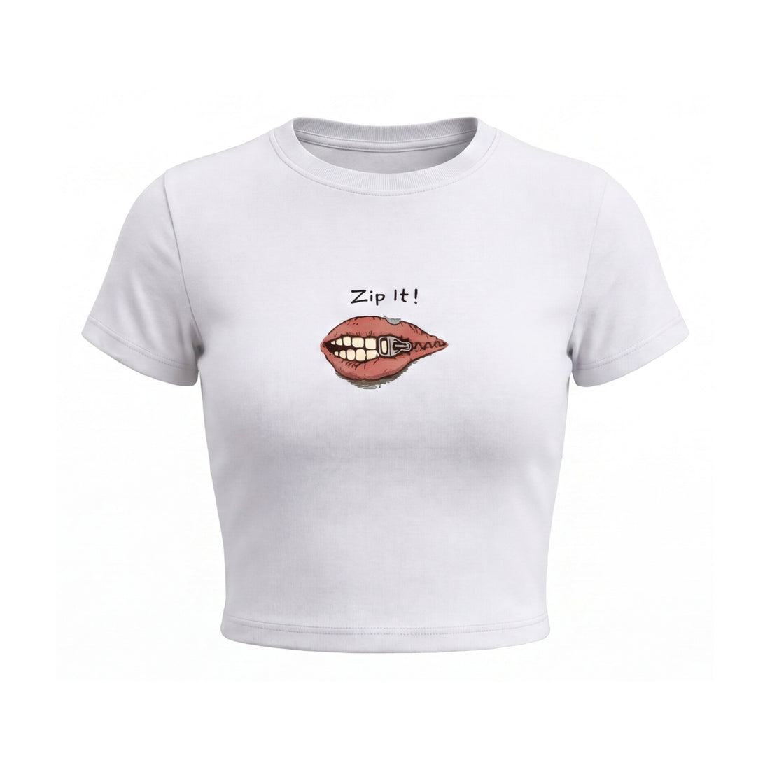 FFS restored original first-two | original_media:gid://shopify/MediaImage/30692967317607 | position:1 | Forfksake Zip It Baby Tee