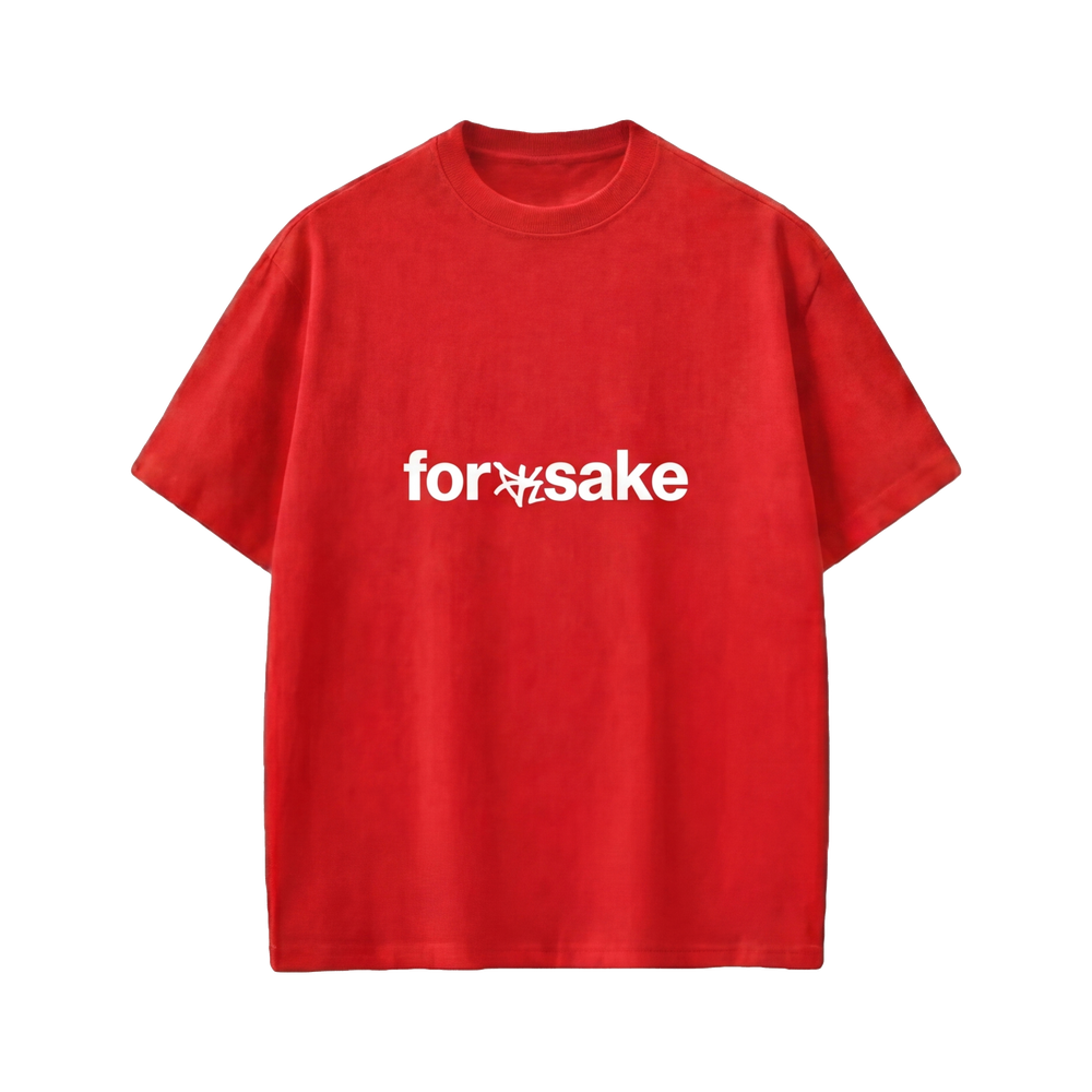 FFS restored original first-two | original_media:gid://shopify/MediaImage/30695045824615 | position:1 | Forfksake Bad Habits T-Shirt(red)