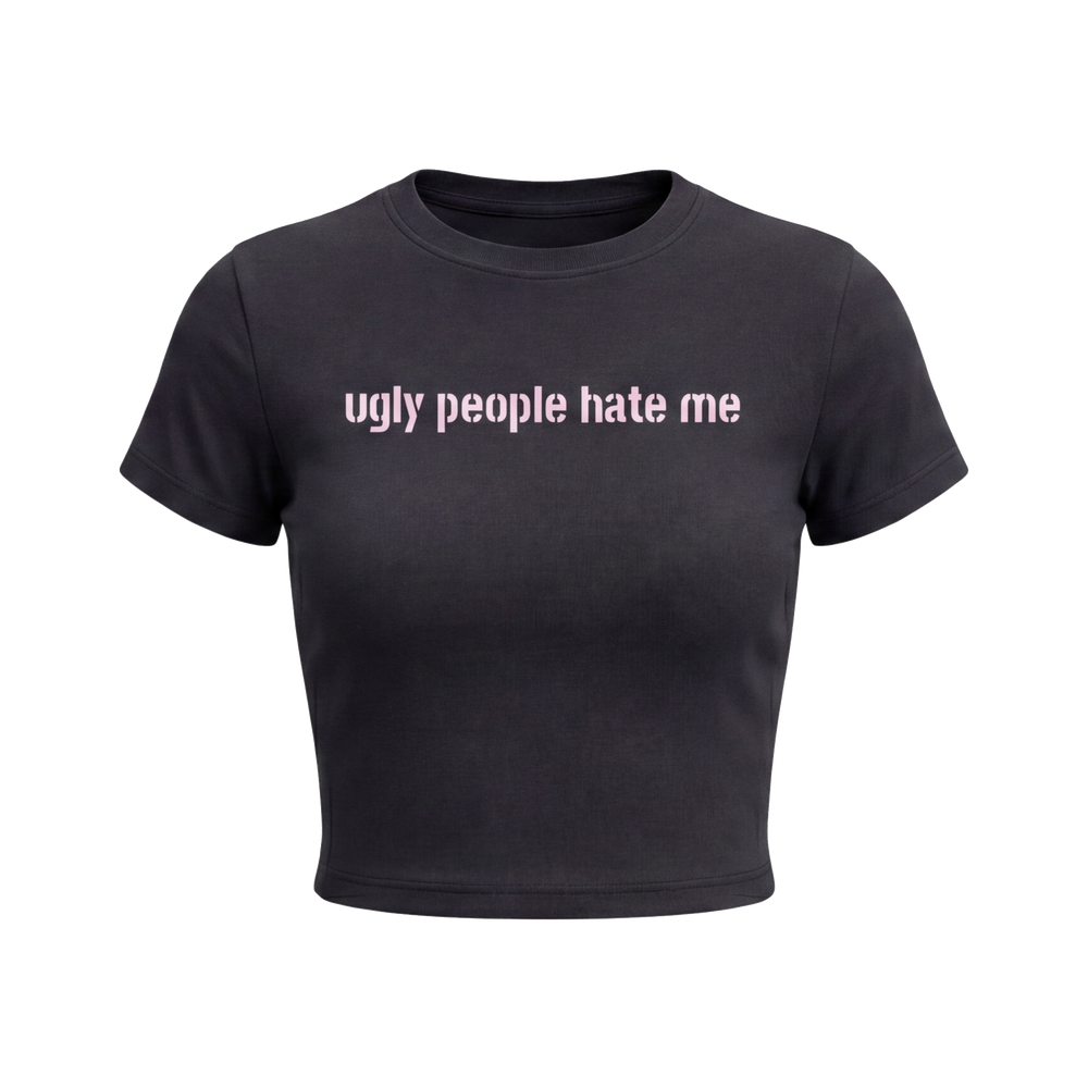 FFS restored original first-two | original_media:gid://shopify/MediaImage/30695121059943 | position:1 | Forfksake Ugly Pink Baby Tee