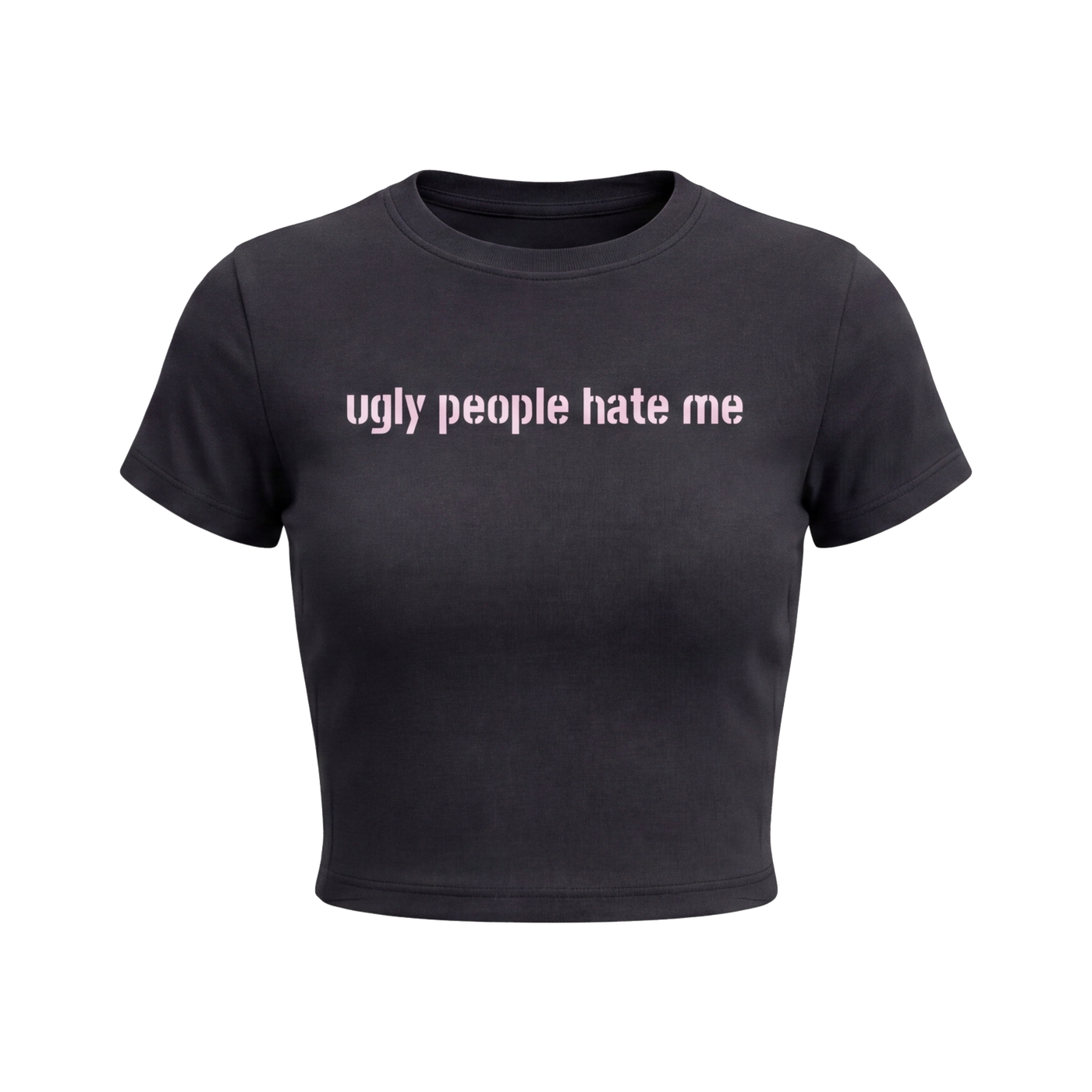 FFS restored original first-two | original_media:gid://shopify/MediaImage/30695121059943 | position:1 | Forfksake Ugly Pink Baby Tee