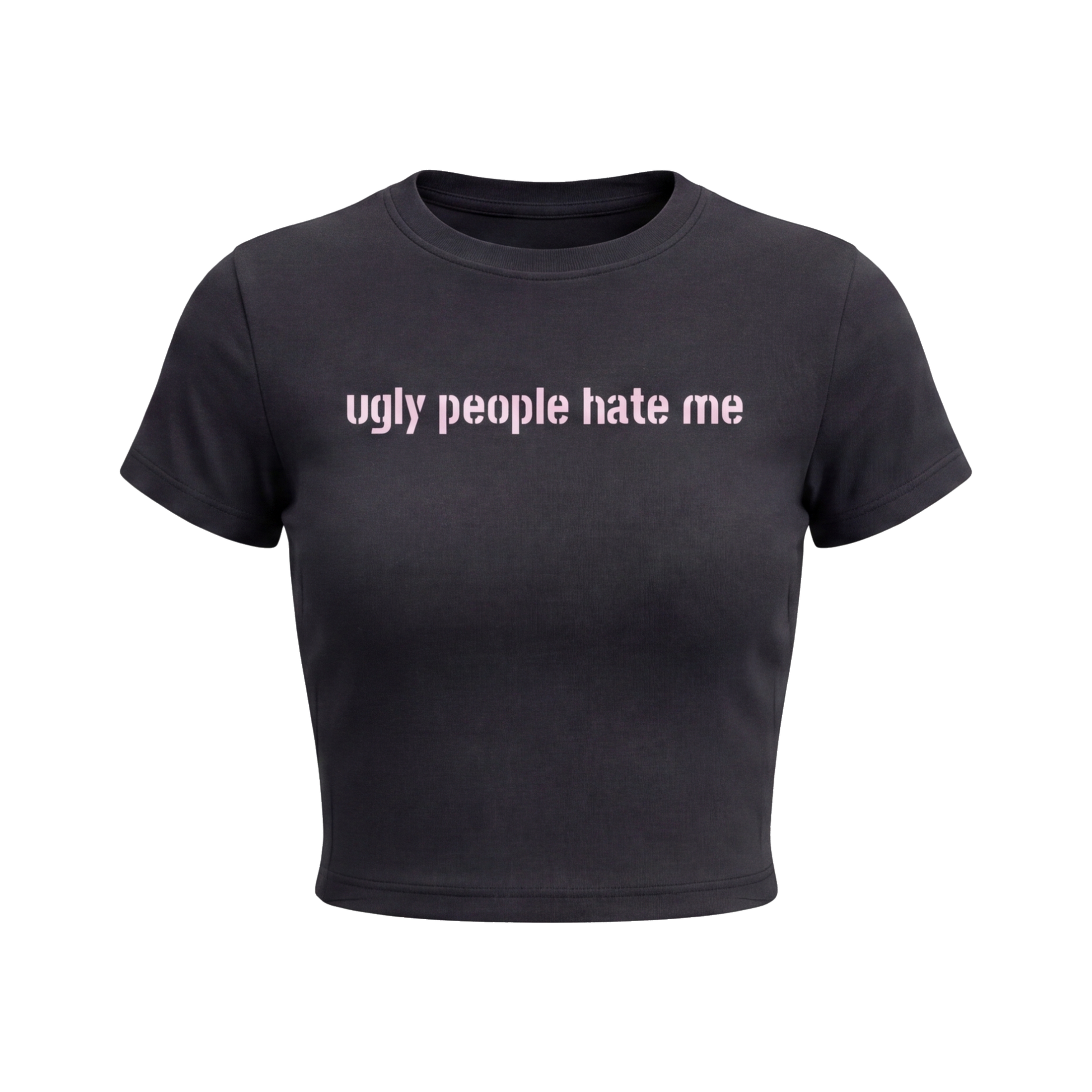 FFS restored original first-two | original_media:gid://shopify/MediaImage/30695121059943 | position:1 | Forfksake Ugly Pink Baby Tee