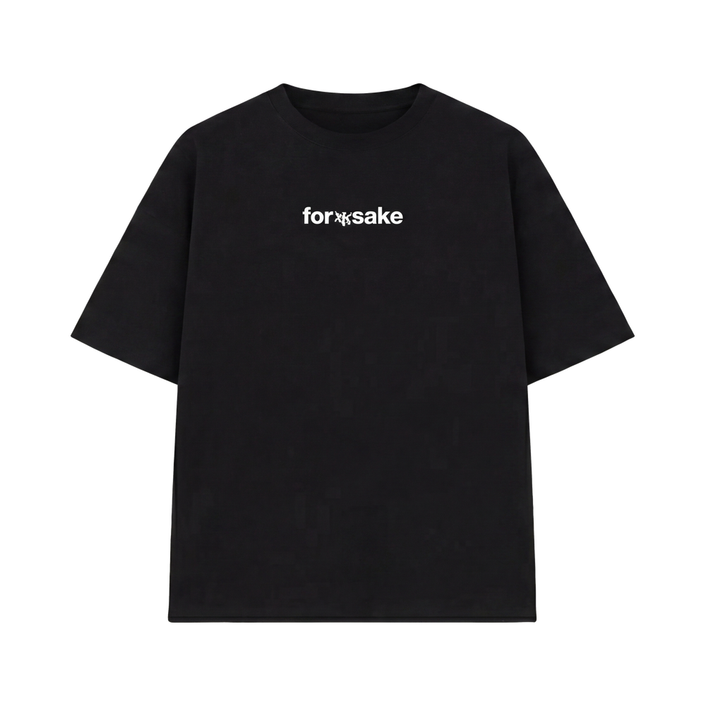 FFS restored original first-two | original_media:gid://shopify/MediaImage/30695050608743 | position:1 | Forfksake No Guest List T-Shirt Black