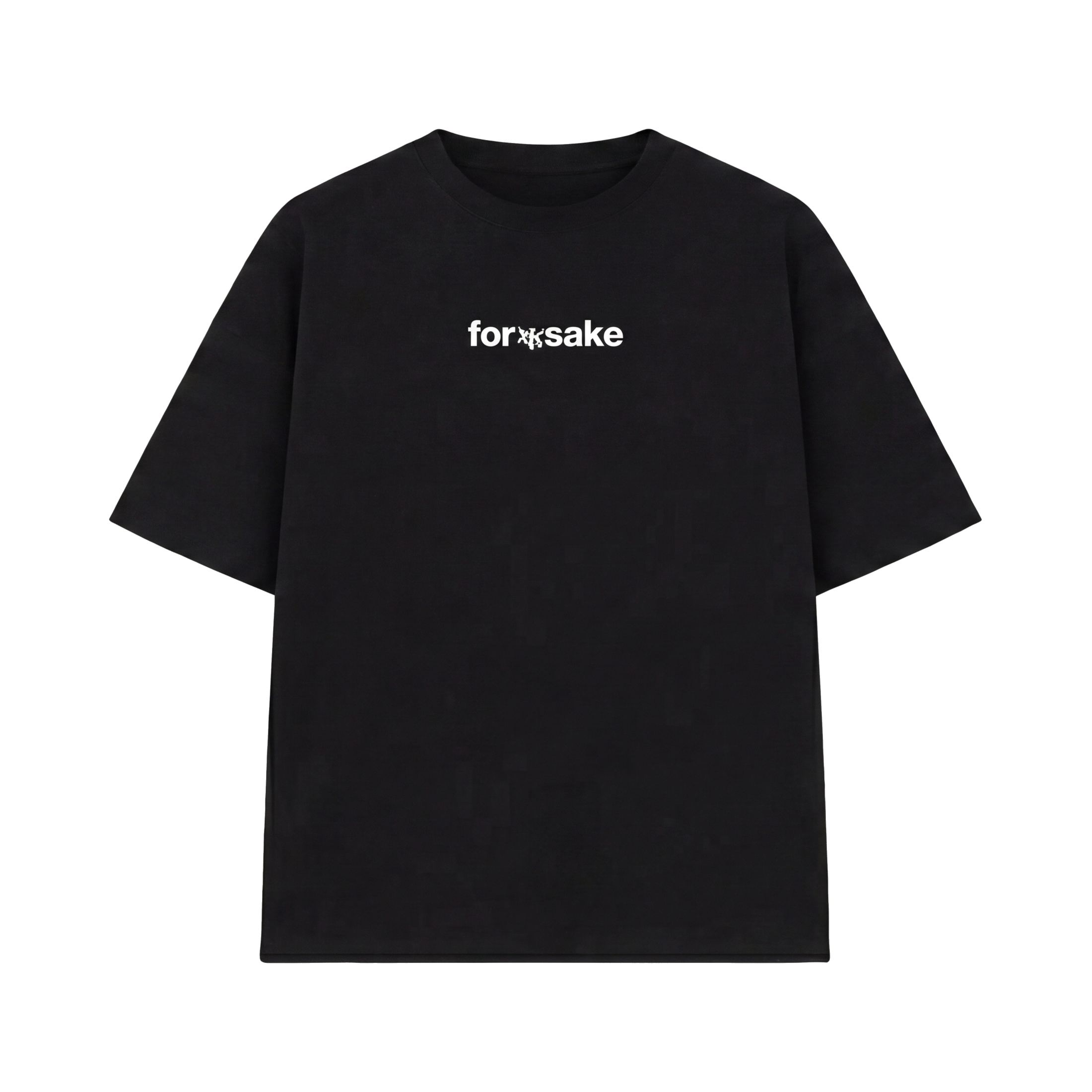 FFS restored original first-two | original_media:gid://shopify/MediaImage/30695050608743 | position:1 | Forfksake No Guest List T-Shirt Black