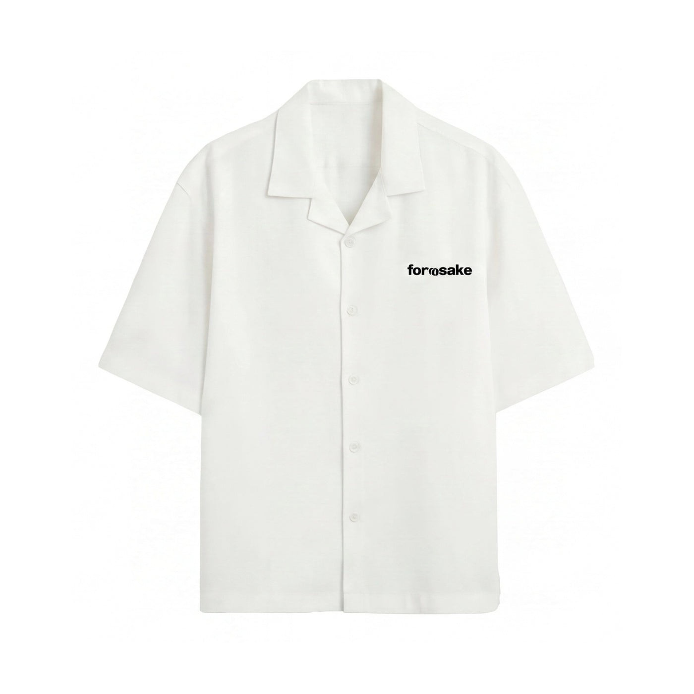 FFS restored original first-two | original_media:gid://shopify/MediaImage/30692768120935 | position:2 | Forfksake Sinners White Bowling Shirt