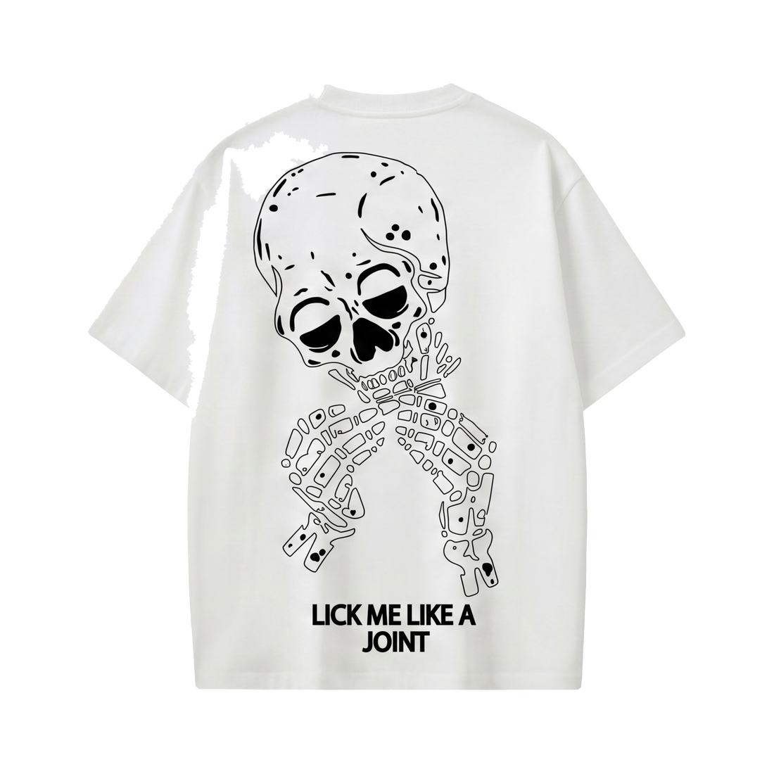FFS restored original first-two | original_media:gid://shopify/MediaImage/30695020298343 | position:1 | Forfksake Just Lick It White T-Shirt