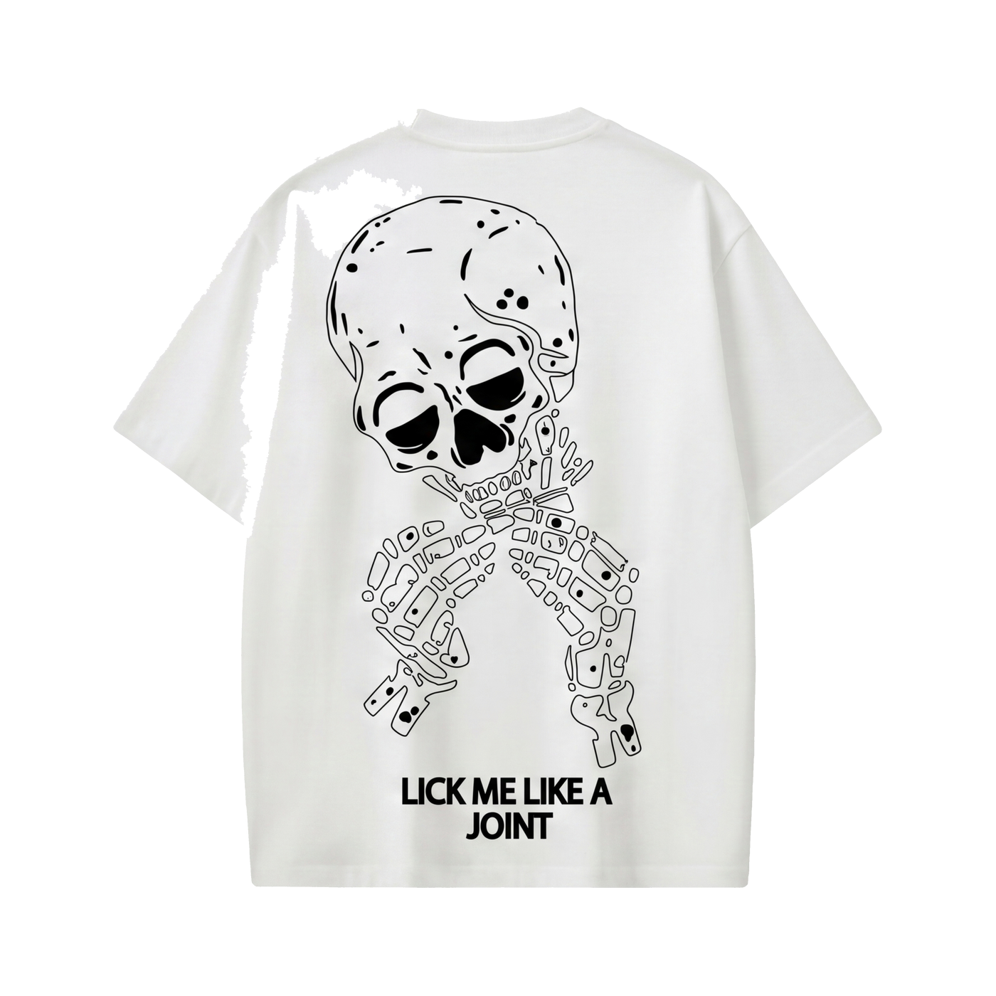 FFS restored original first-two | original_media:gid://shopify/MediaImage/30695020298343 | position:1 | Forfksake Just Lick It White T-Shirt