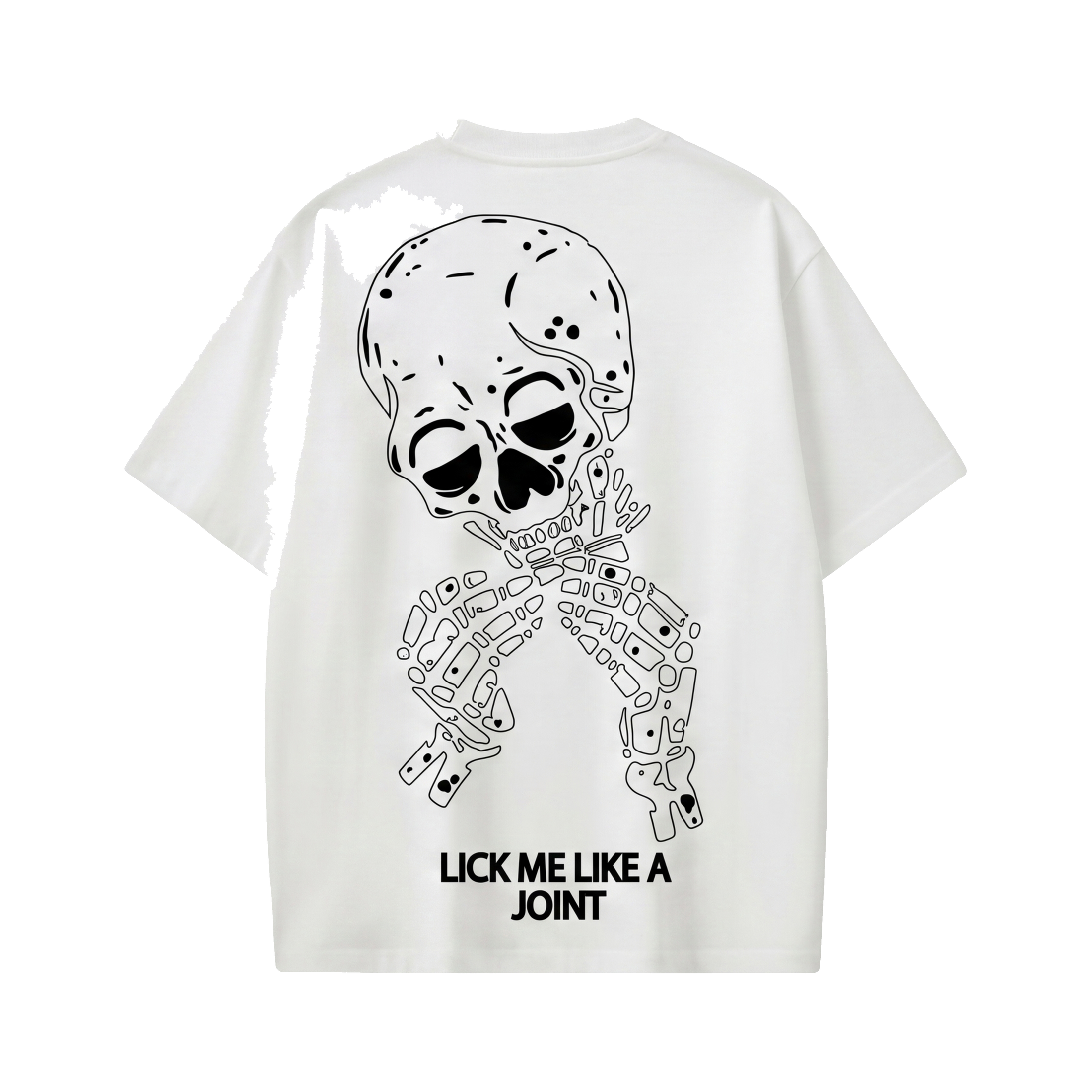 FFS restored original first-two | original_media:gid://shopify/MediaImage/30695020298343 | position:1 | Forfksake Just Lick It White T-Shirt