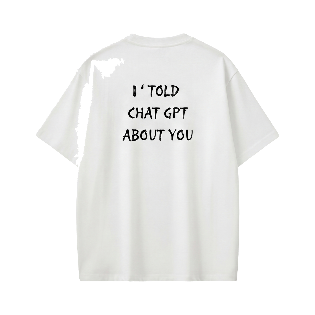 FFS restored original first-two | original_media:gid://shopify/MediaImage/30695018889319 | position:1 | Forfksake Chat GPT White T-Shirt