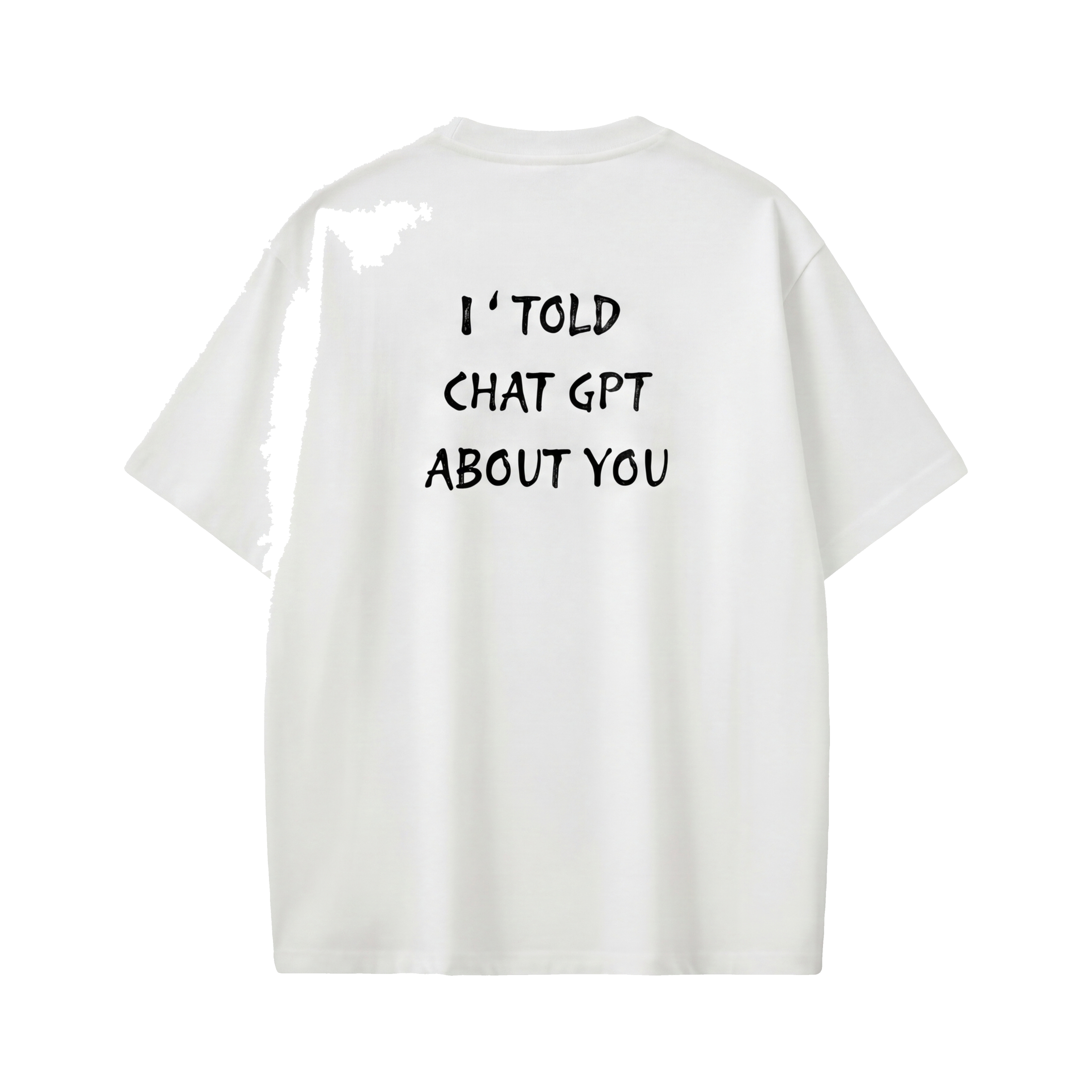FFS restored original first-two | original_media:gid://shopify/MediaImage/30695018889319 | position:1 | Forfksake Chat GPT White T-Shirt