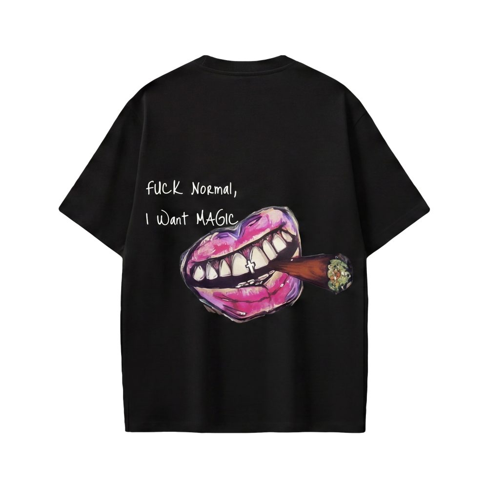 FFS restored original first-two | original_media:gid://shopify/MediaImage/30695035961447 | position:2 | Forfksake Fuck Normal I Want Magic T-Shirt(black)