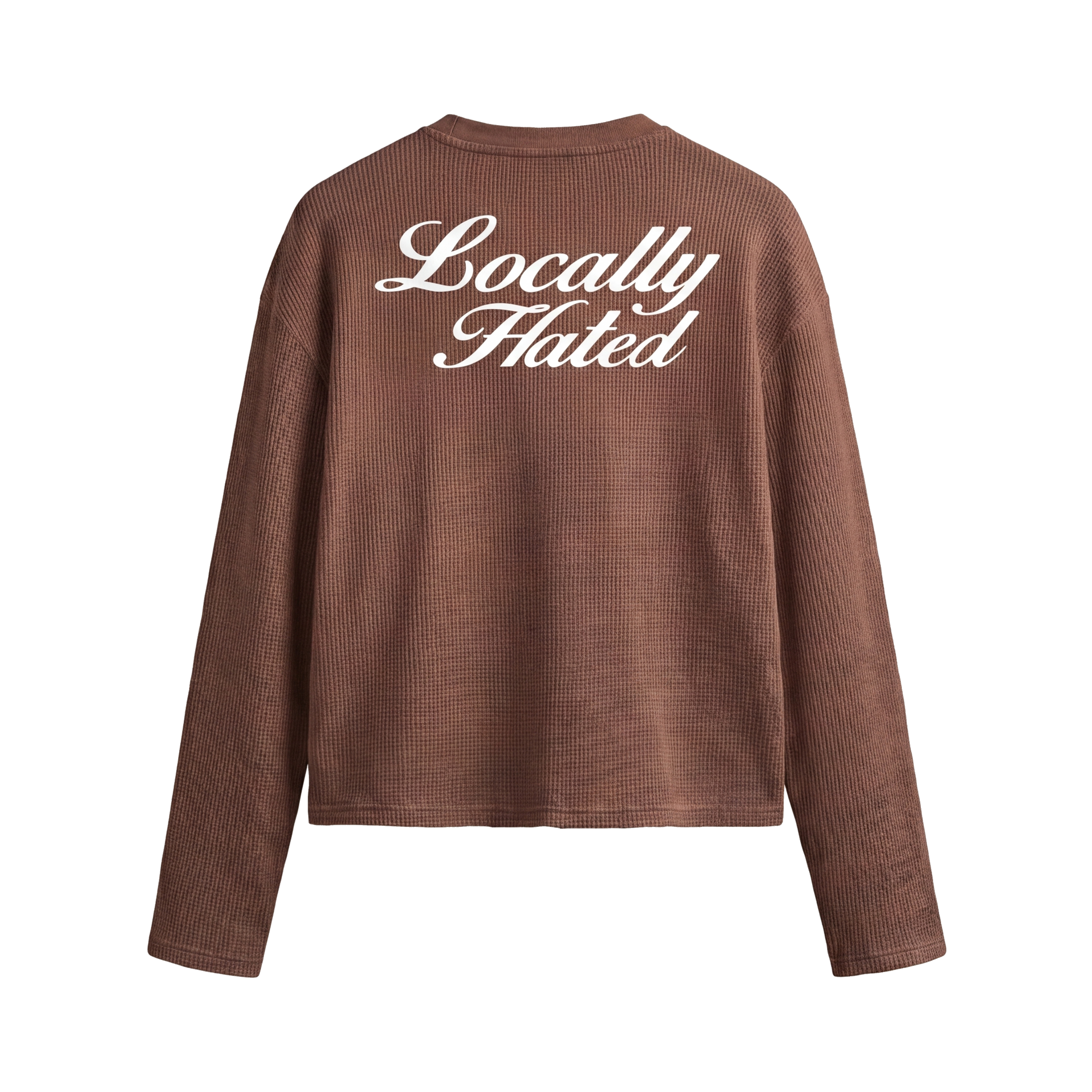 FFS restored original first-two | original_media:gid://shopify/MediaImage/30695166607463 | position:2 | Forfksake Locally Hated Waffle Long Sleeve Brown