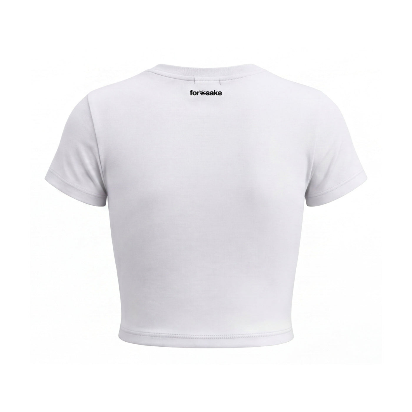 FFS restored original first-two | original_media:gid://shopify/MediaImage/30692925833319 | position:2 | Forfksake Angel Cute White Baby Tee