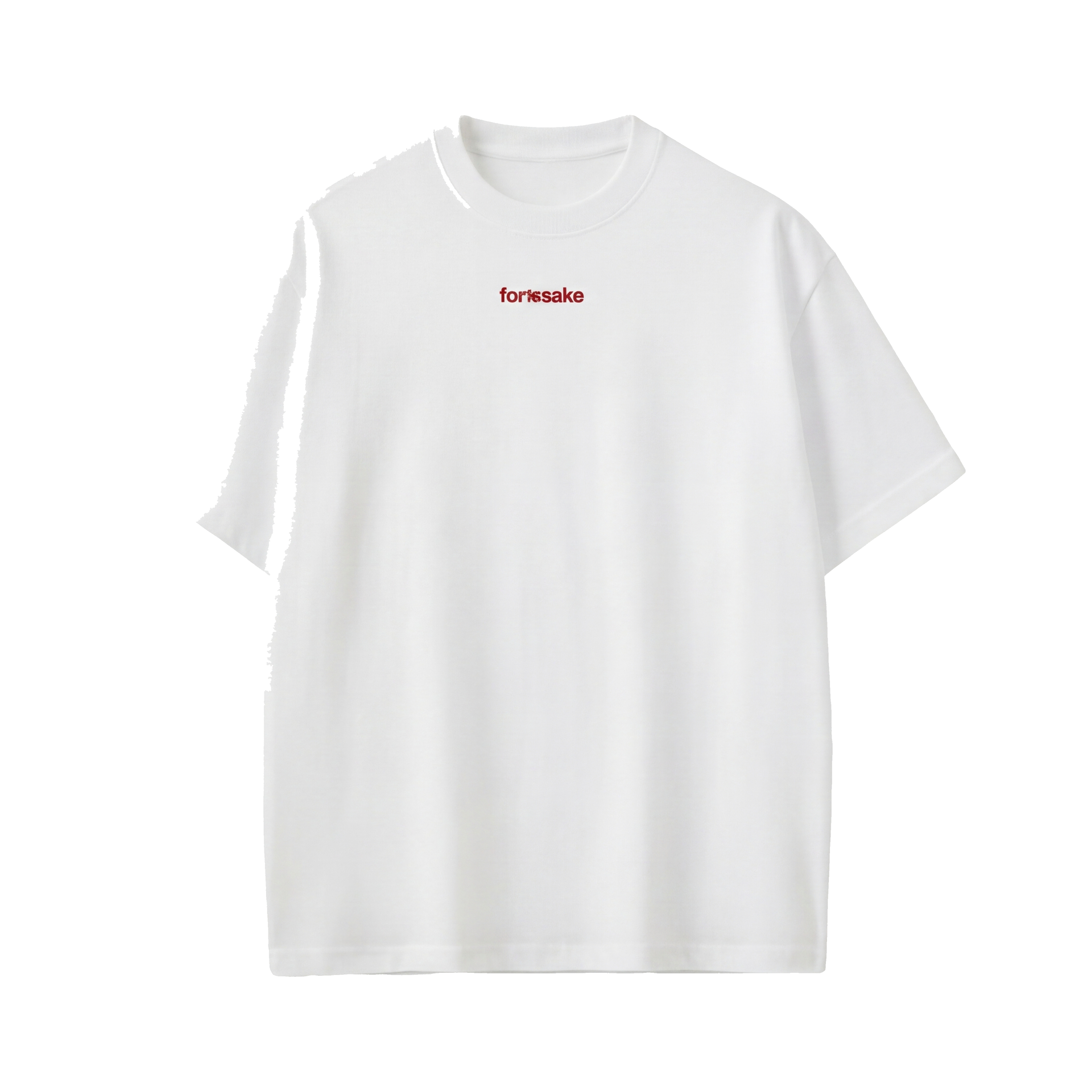 FFS restored original first-two | original_media:gid://shopify/MediaImage/30695026425959 | position:2 | Forfksake Nobody White T-Shirt