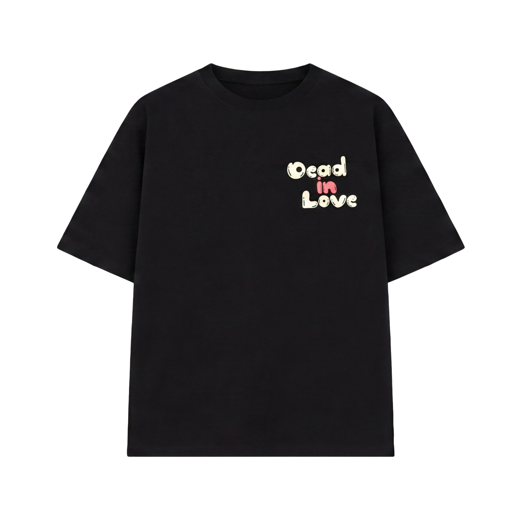 FFS restored original first-two | original_media:gid://shopify/MediaImage/30695010009191 | position:2 | Forfksake Love Club Tee - Black