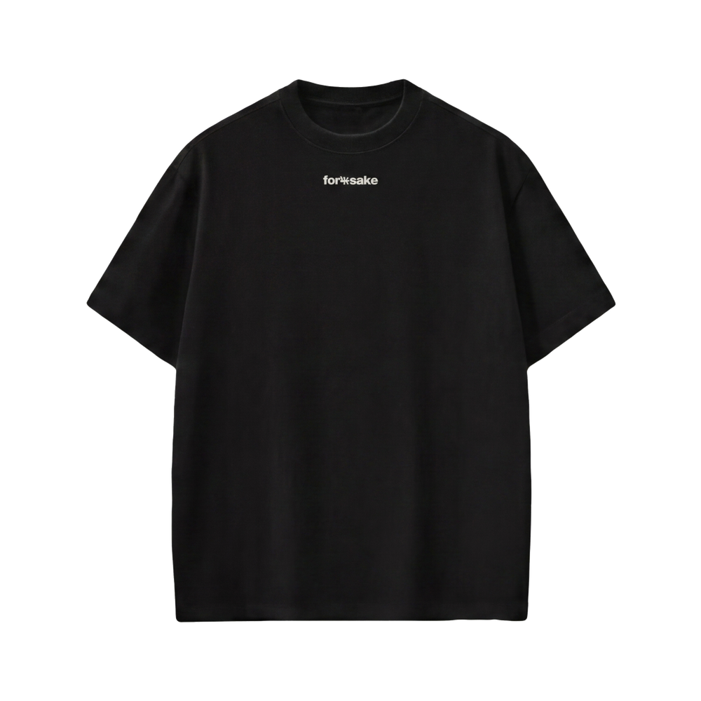 FFS restored original first-two | original_media:gid://shopify/MediaImage/30695021215847 | position:2 | Forfksake Gentle Black T-Shirt