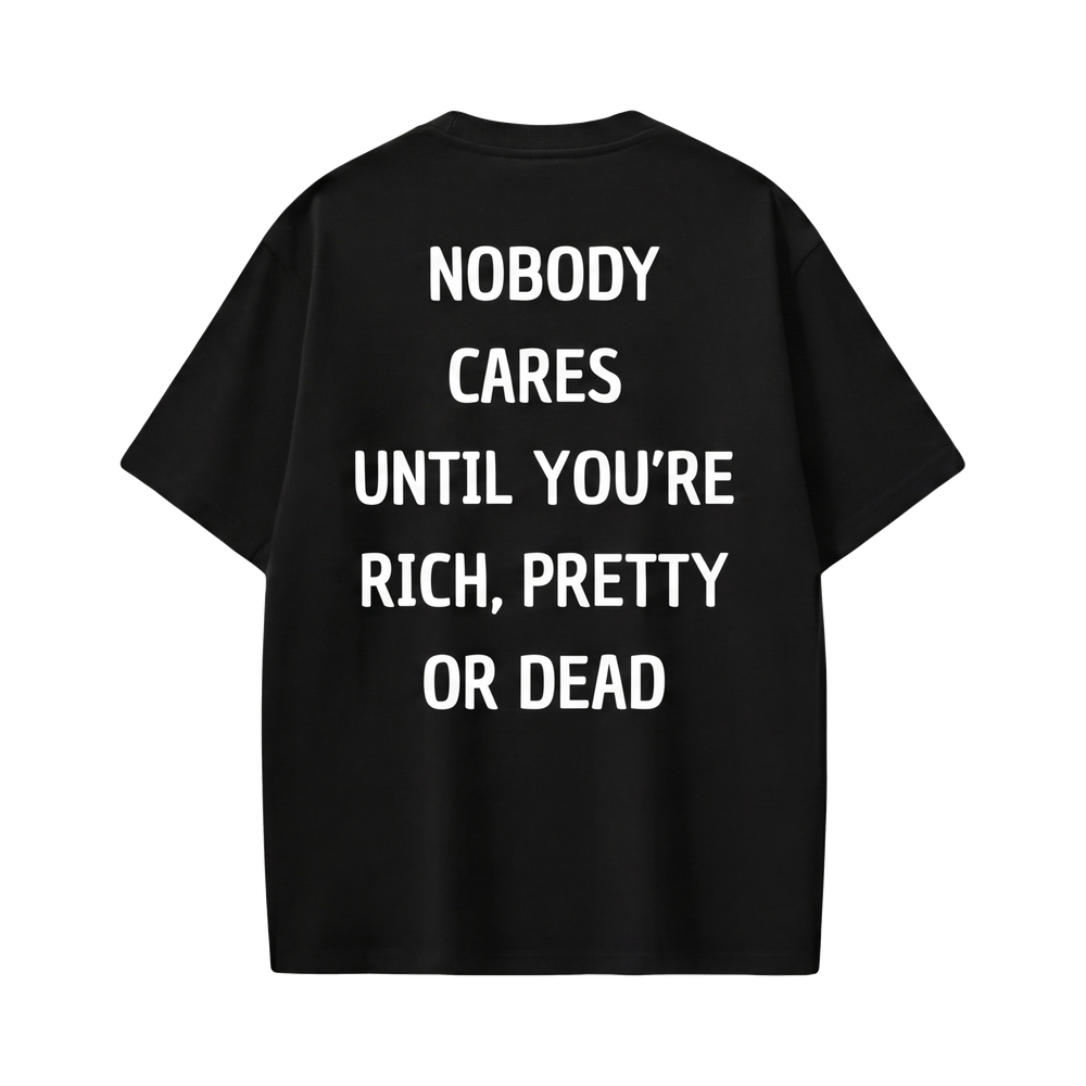 FFS restored original first-two | original_media:gid://shopify/MediaImage/30695024722023 | position:1 | Forfksake Nobody Black T-Shirt