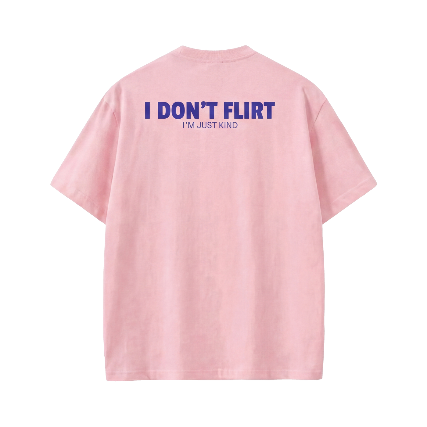 FFS restored original first-two | original_media:gid://shopify/MediaImage/30695023378535 | position:1 | Forfksake I Don't Flirt Pink T-Shirt