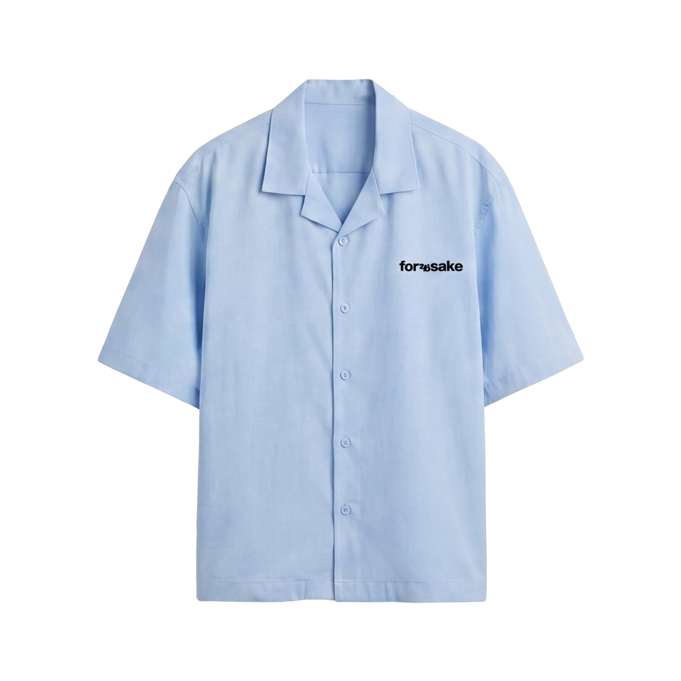 FFS restored original first-two | original_media:gid://shopify/MediaImage/30695008960615 | position:2 | Forfksake Try Harder Light Blue Bowling Shirt