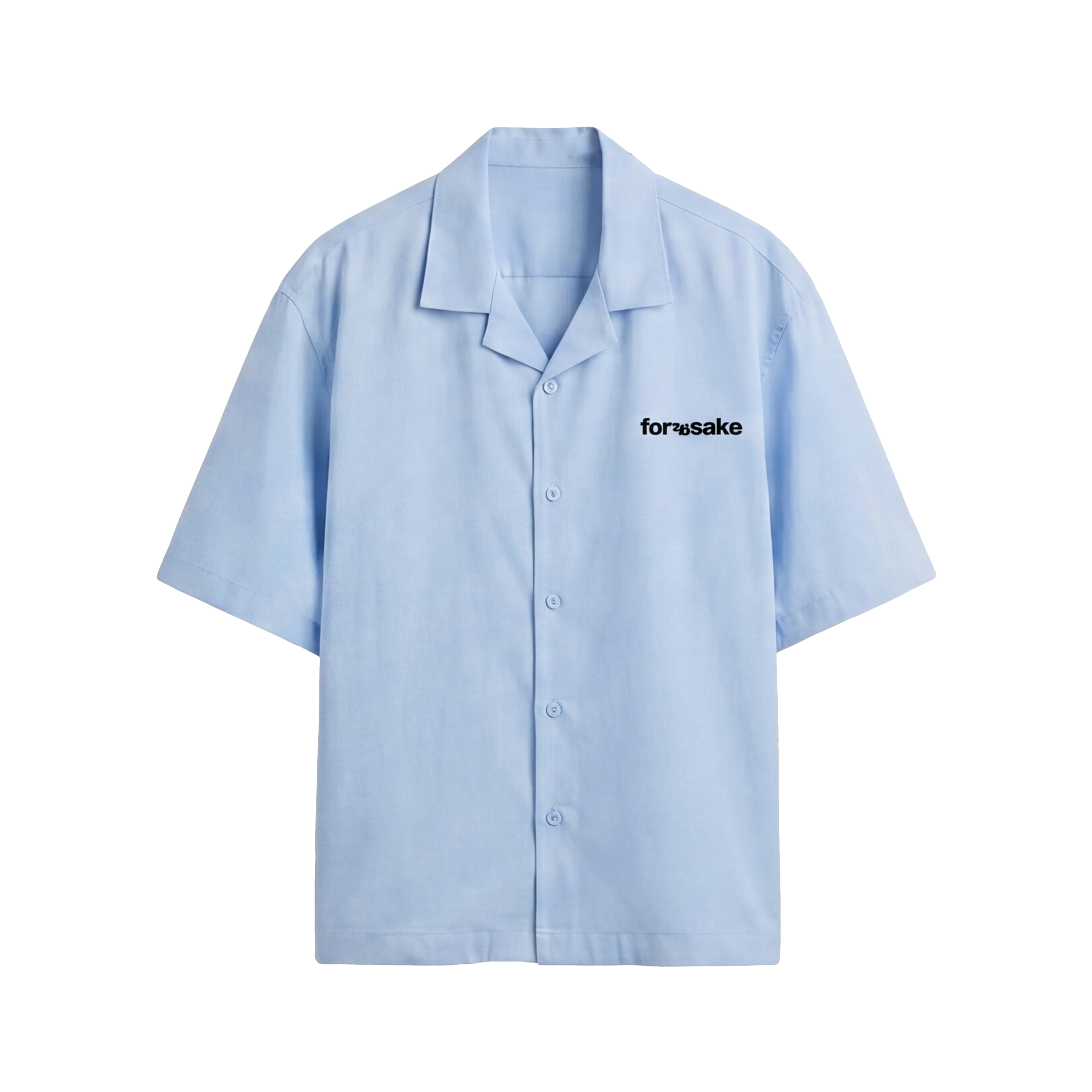 FFS restored original first-two | original_media:gid://shopify/MediaImage/30695008960615 | position:2 | Forfksake Try Harder Light Blue Bowling Shirt