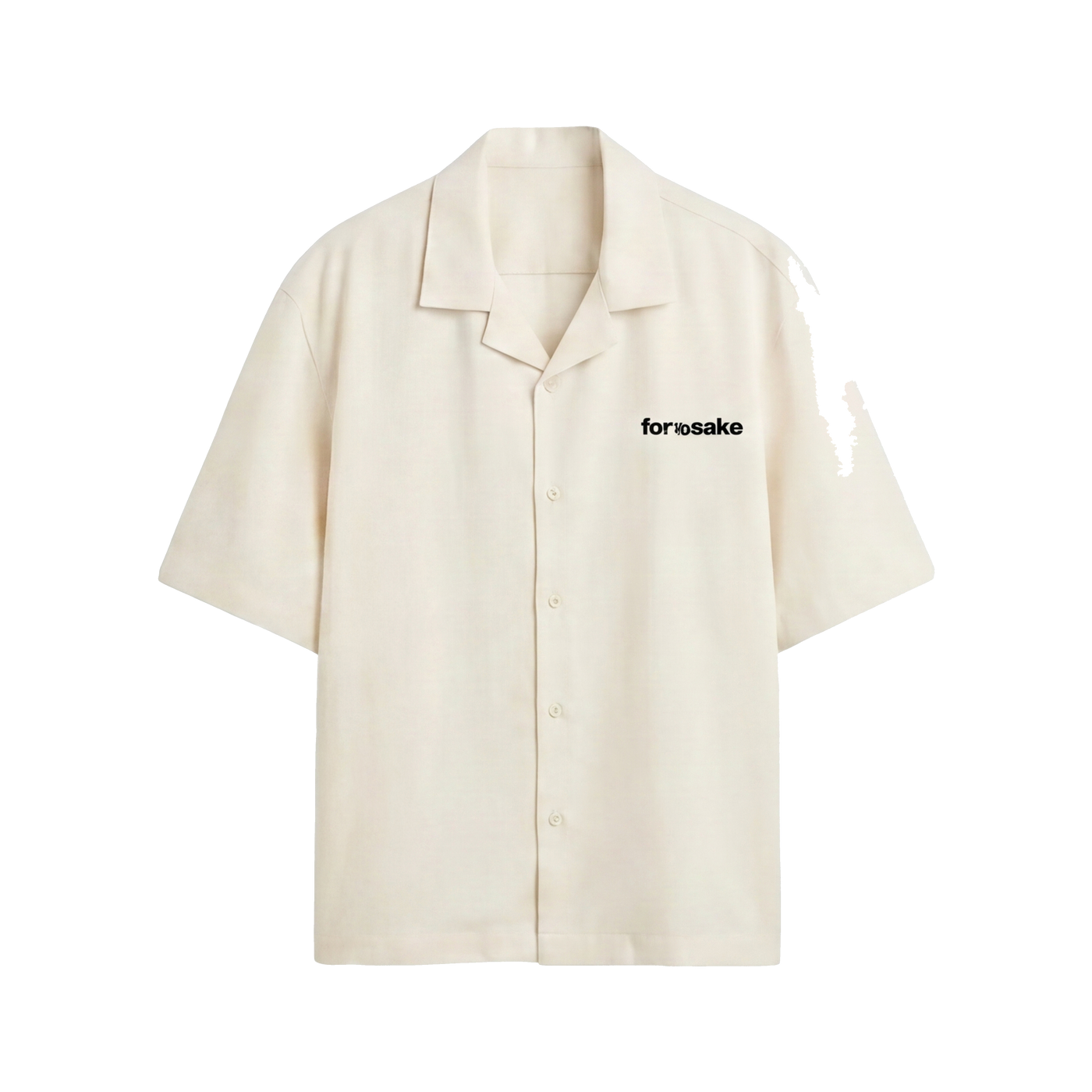 FFS restored original first-two | original_media:gid://shopify/MediaImage/30695008993383 | position:2 | Forfksake Try Harder Off White Bowling Shirt
