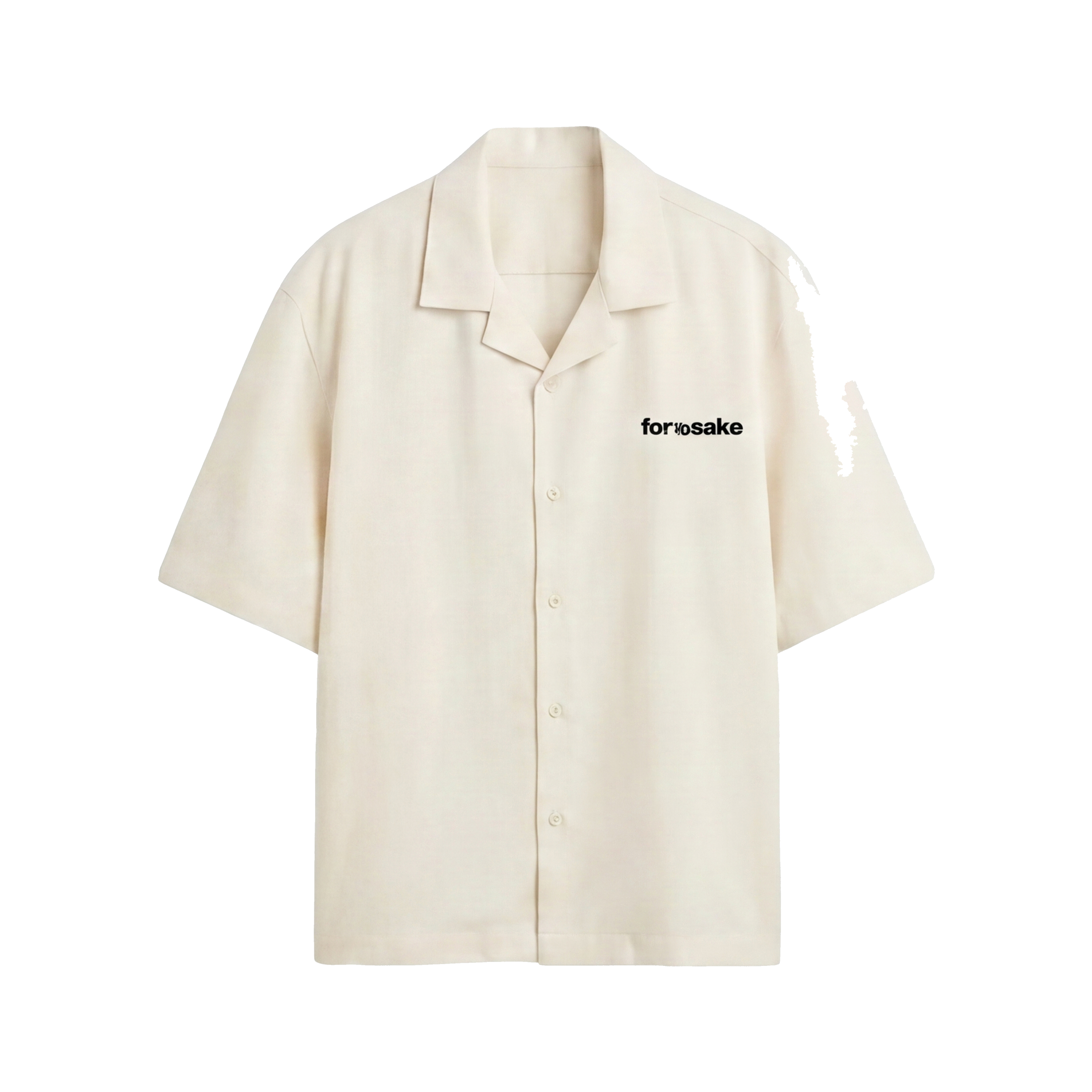 FFS restored original first-two | original_media:gid://shopify/MediaImage/30695008993383 | position:2 | Forfksake Try Harder Off White Bowling Shirt