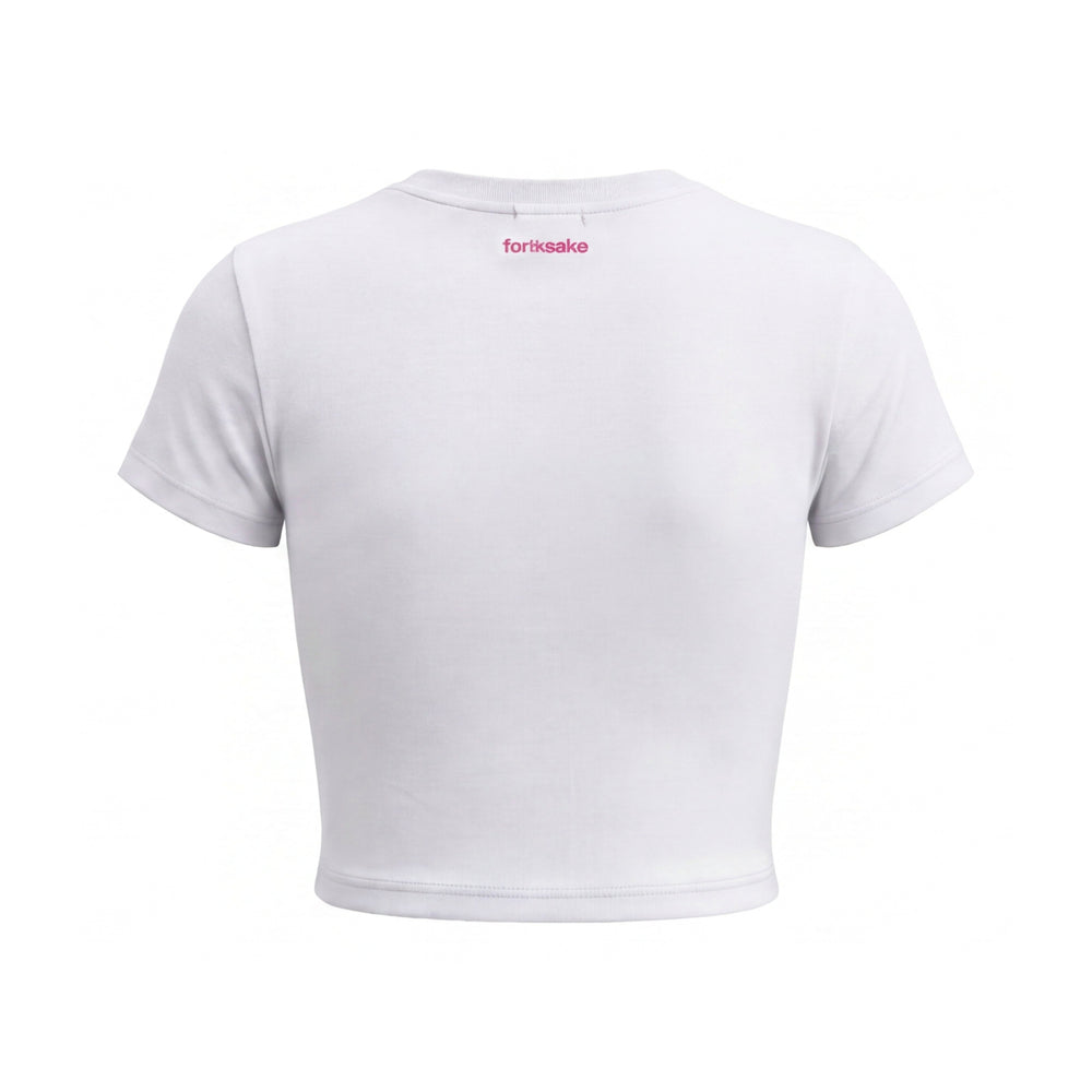 FFS restored original first-two | original_media:gid://shopify/MediaImage/30692929601639 | position:2 | Forfksake Psycho White Baby Tee