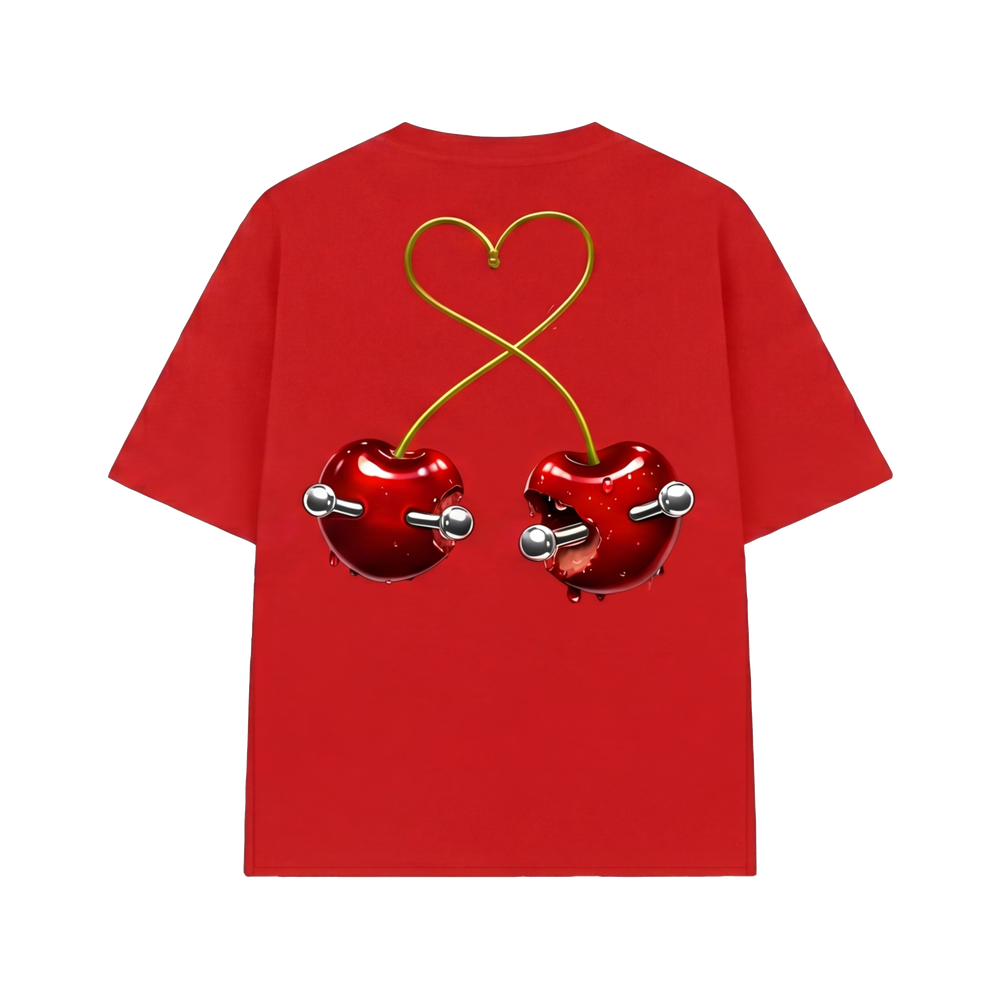 FFS restored original first-two | original_media:gid://shopify/MediaImage/30695014400103 | position:2 | Forfksake Handle With Desire Red T-Shirt