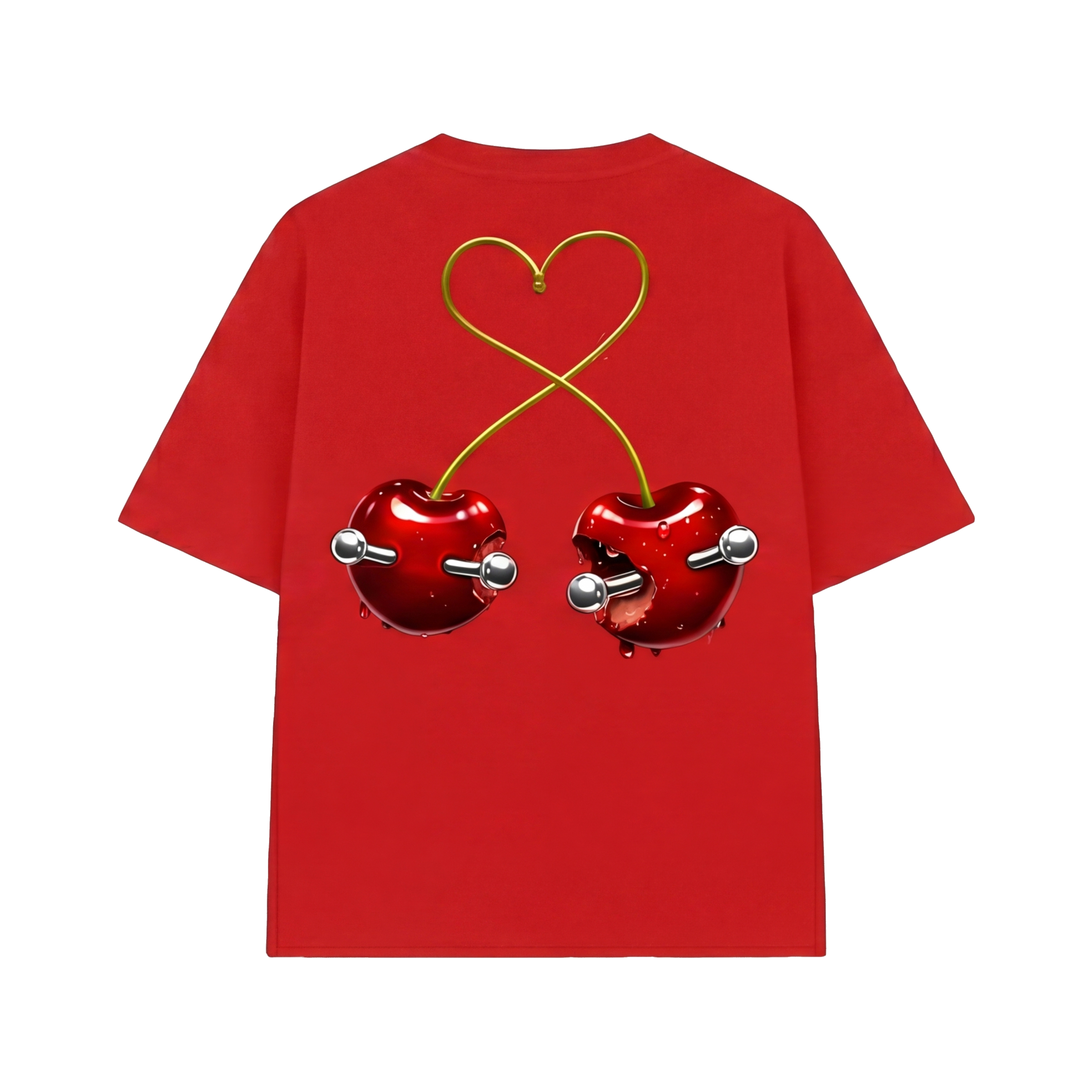 FFS restored original first-two | original_media:gid://shopify/MediaImage/30695014400103 | position:2 | Forfksake Handle With Desire Red T-Shirt