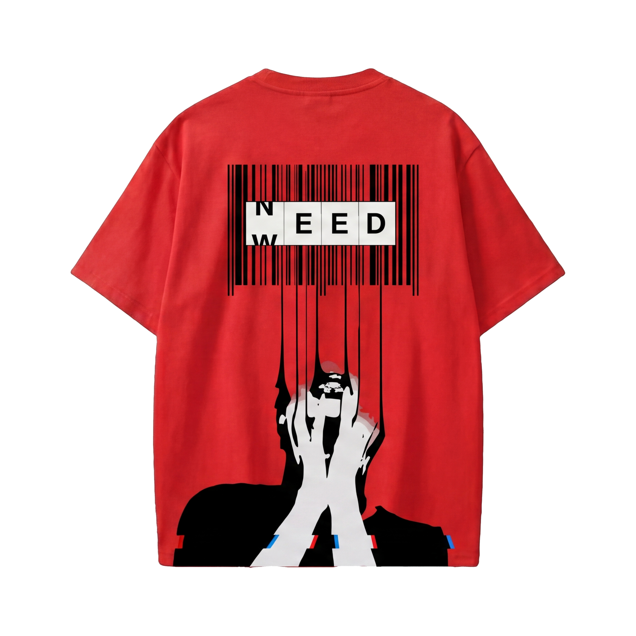 FFS restored original first-two | original_media:gid://shopify/MediaImage/30695045005415 | position:1 | Forfksake Weed Is Need T-Shirt(red)