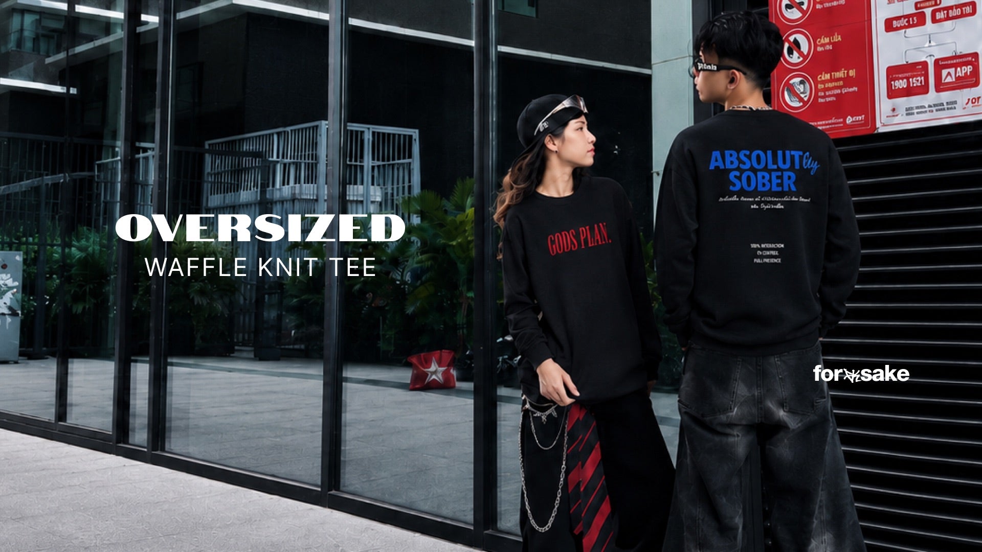 Oversized Waffle Knit Tee